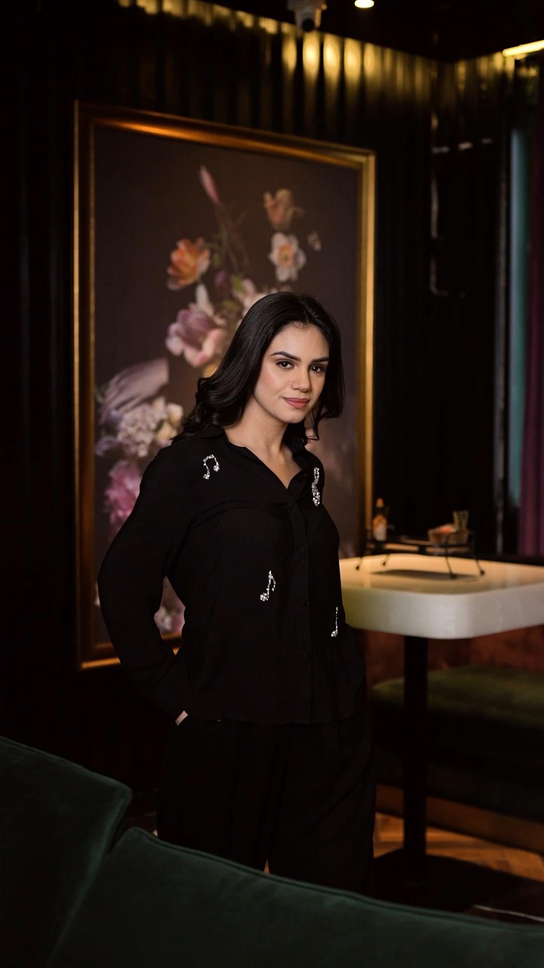 DAZZLING BLACK MUSIC SHIRT