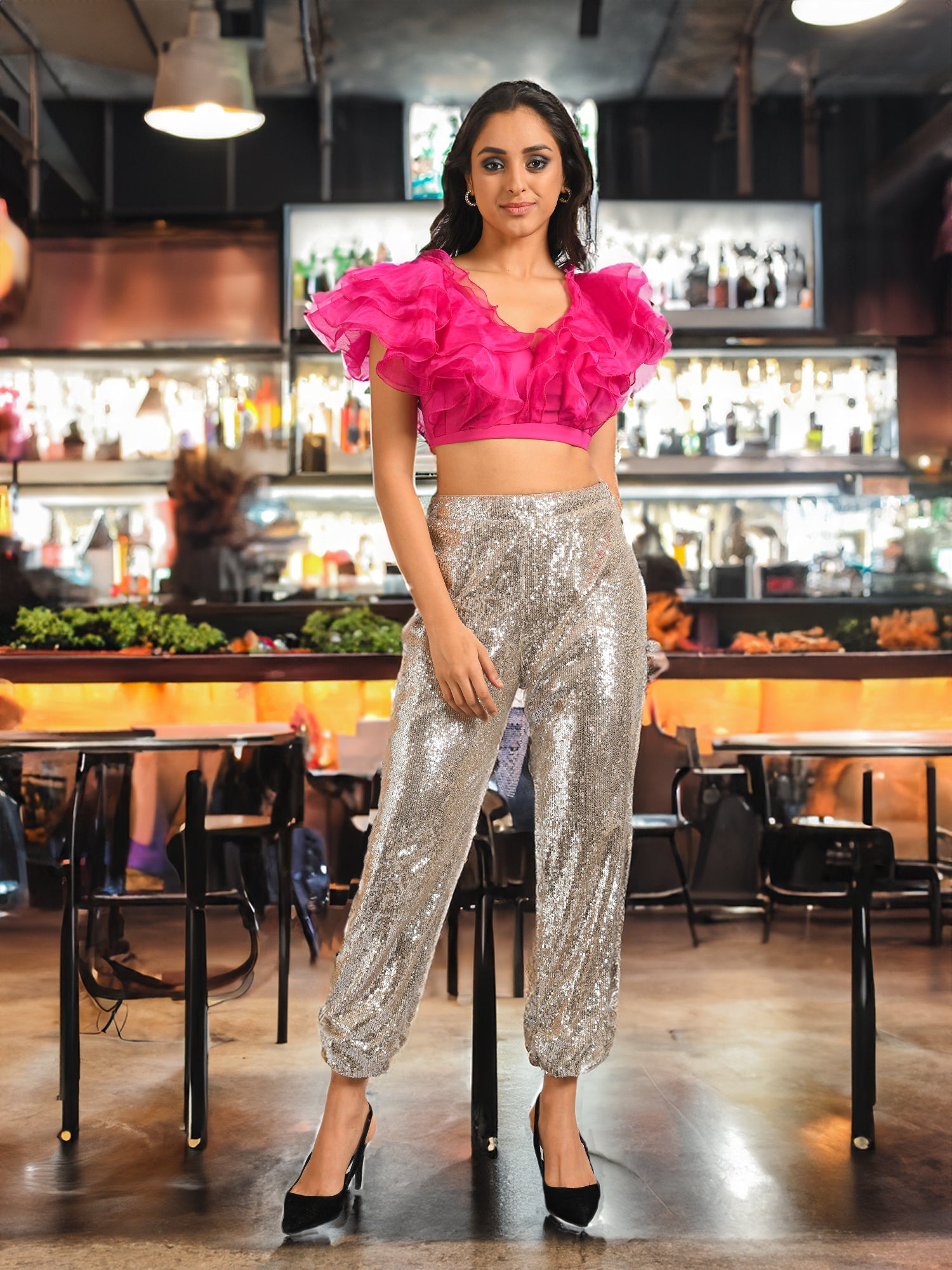Play Full Ruffle Pink Top