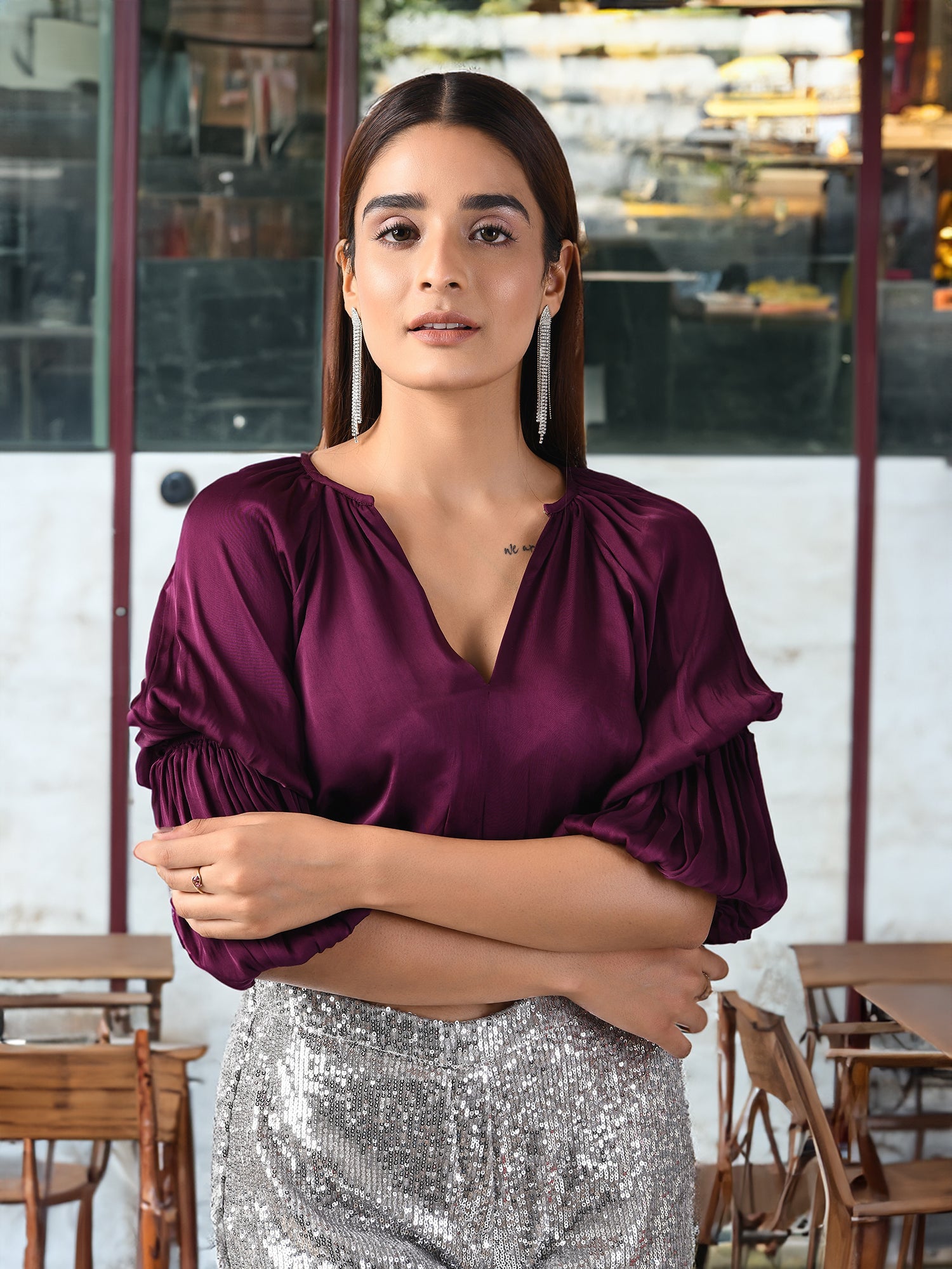 Oh-So-Pretty Mauve Top