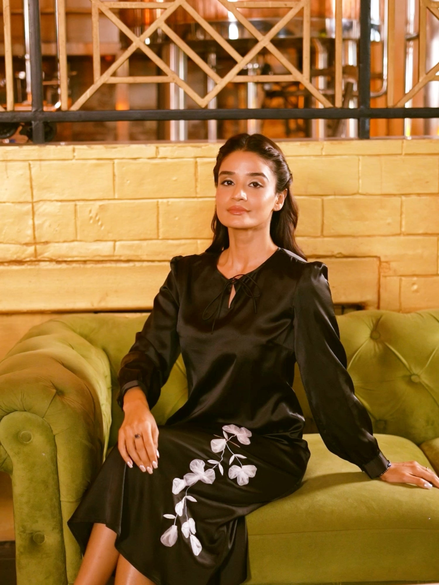 Not-So Basic Black Midi Dress