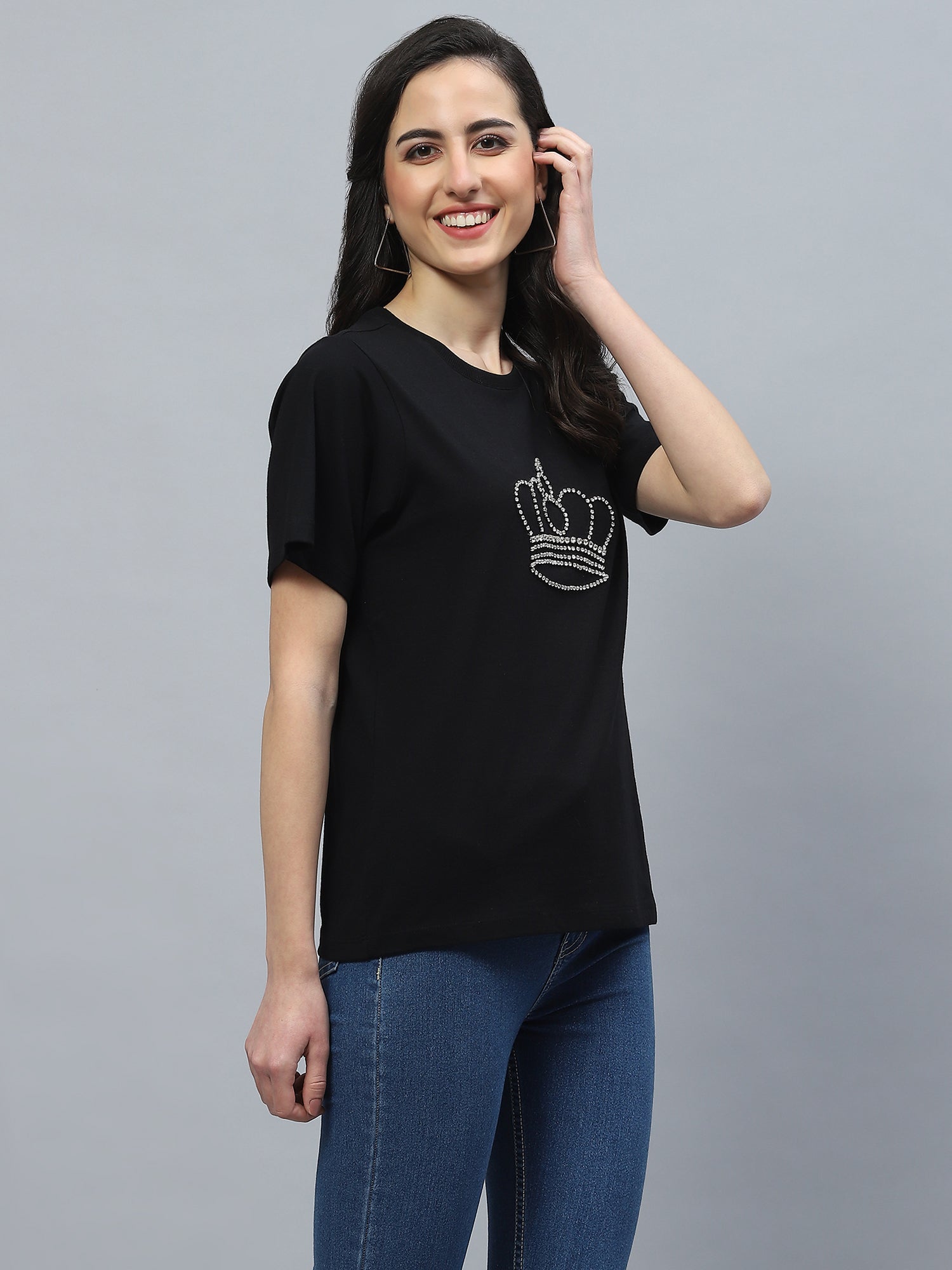 BLACK CROWN TEE