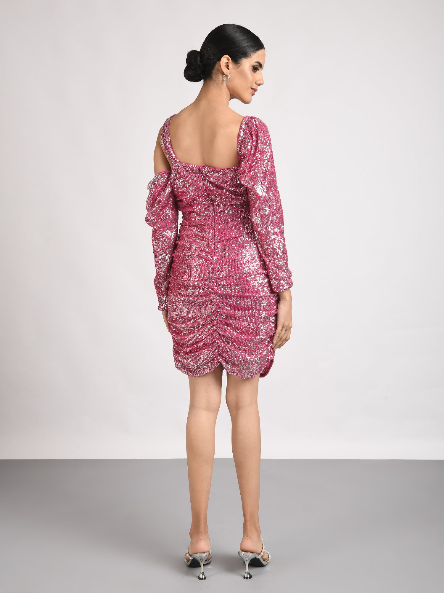 Tempting Hot Pink Dress