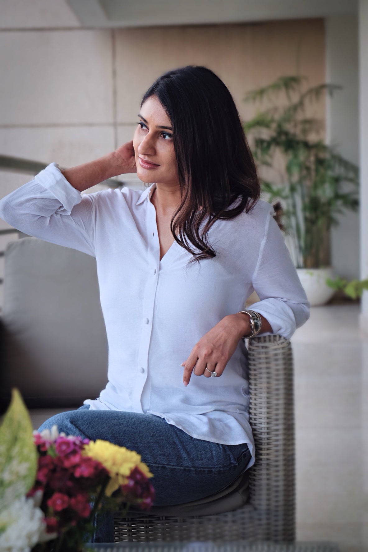 White Button Down Shirt