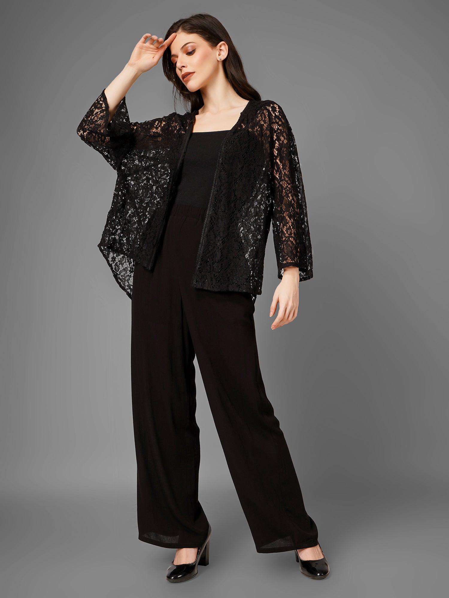 Regular Fit Black Pants