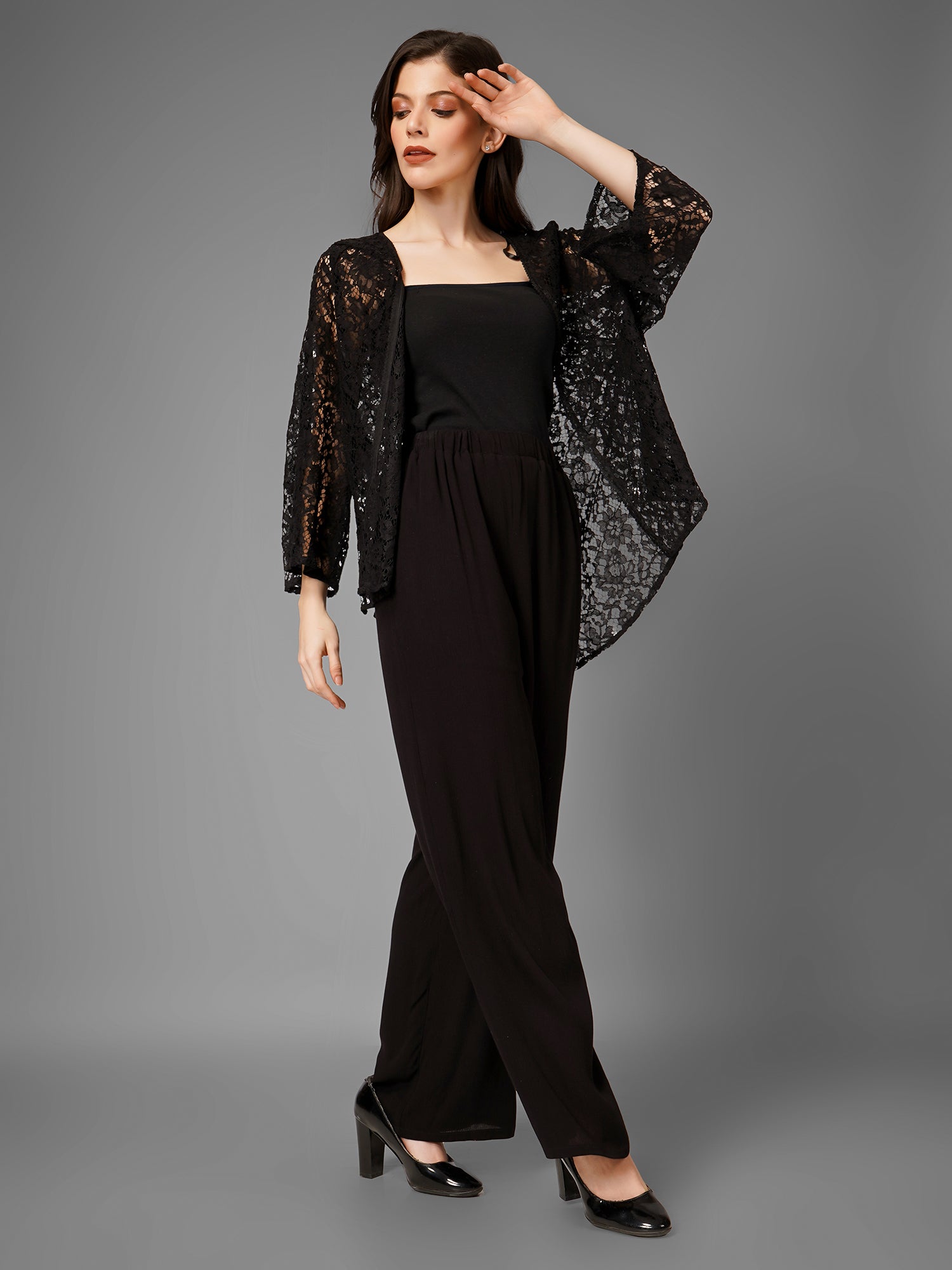 Regular Fit Black Pants