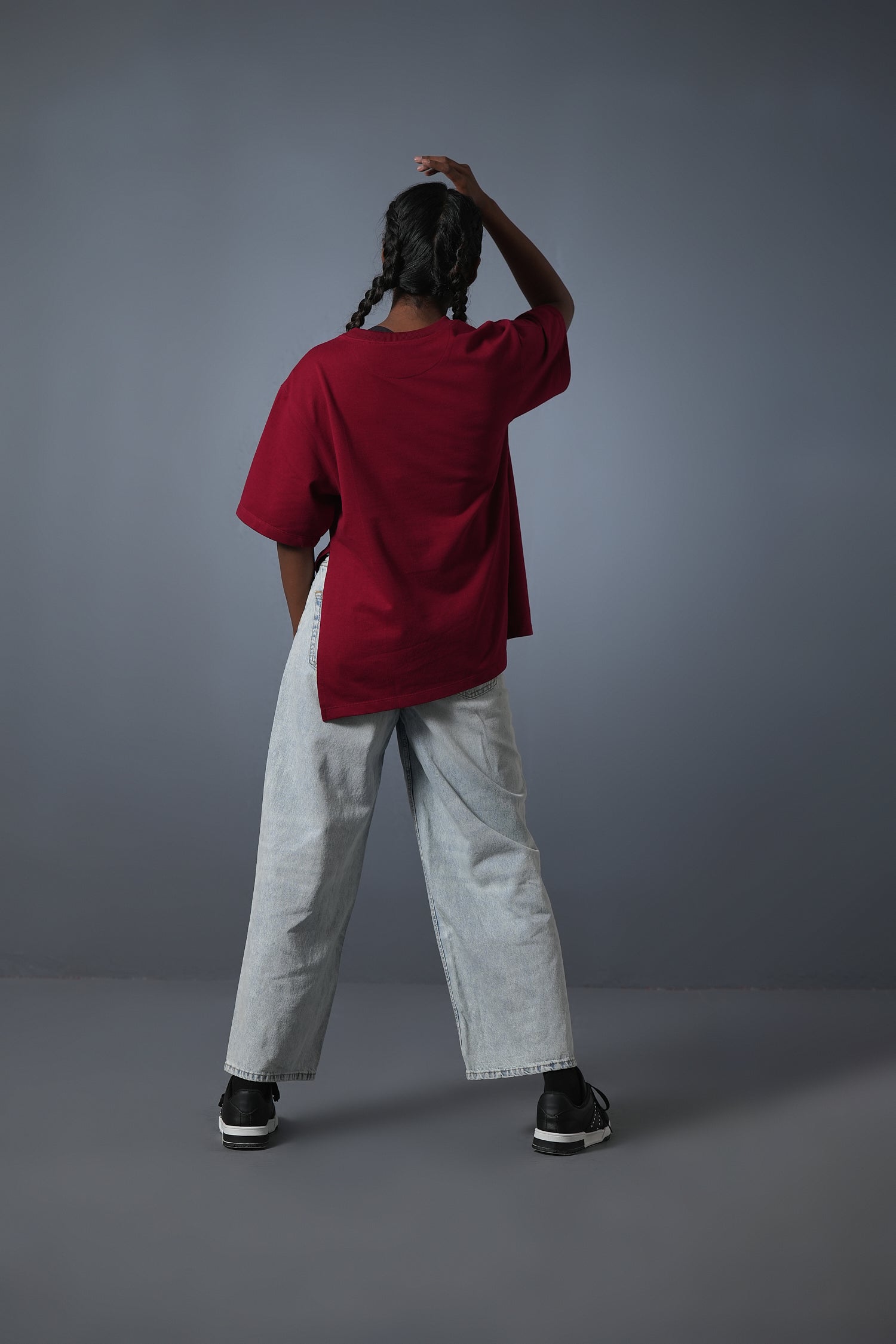 OCTOPIY PINK PUFFER TEE RED