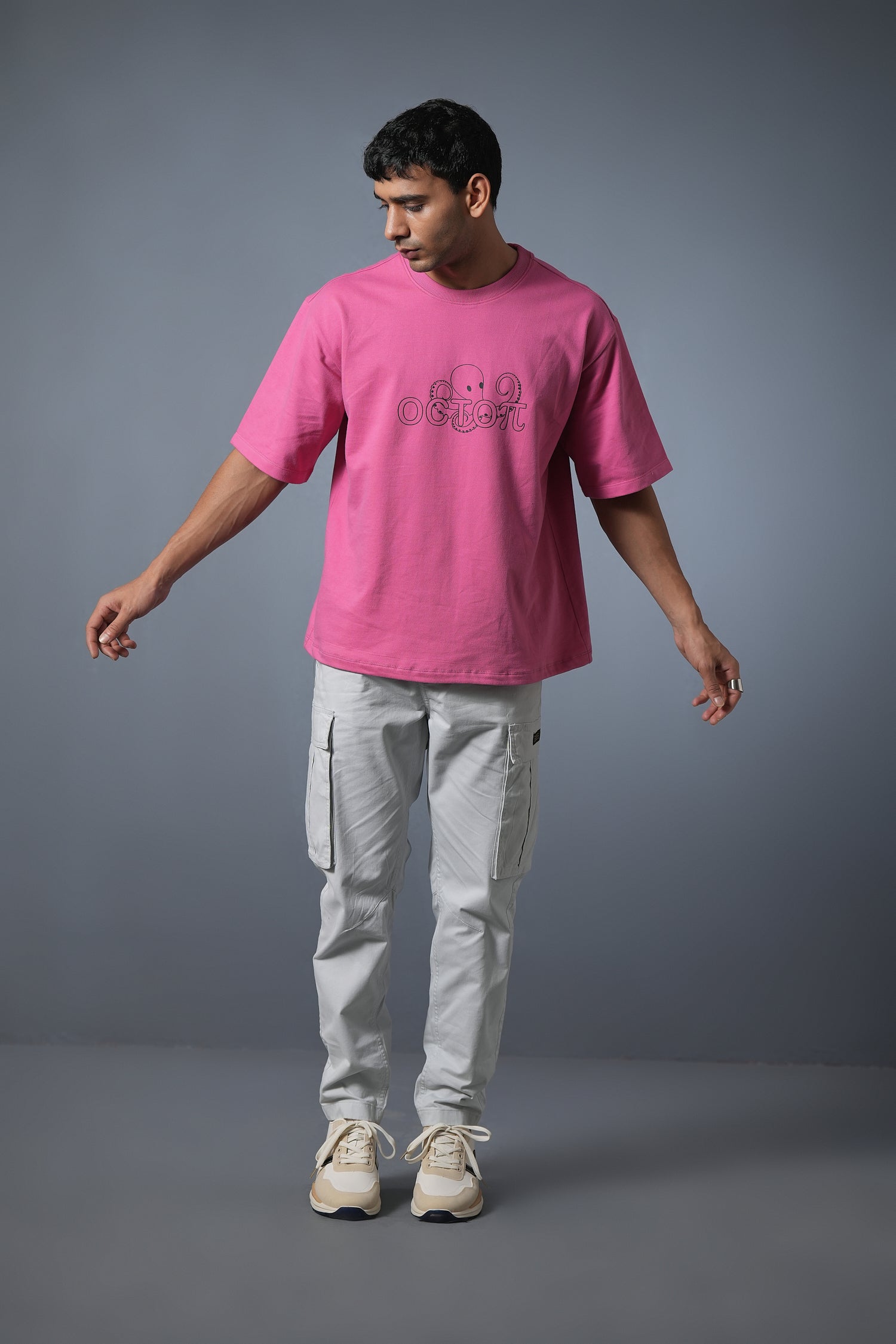 I AM NOT SHY TEE PINK