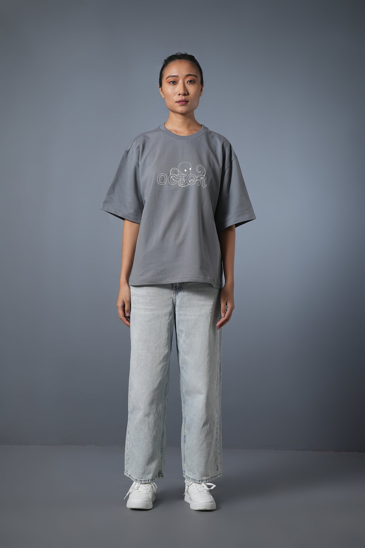 MUSIC IS A SAFE KIND OF HIGH TEE GREY