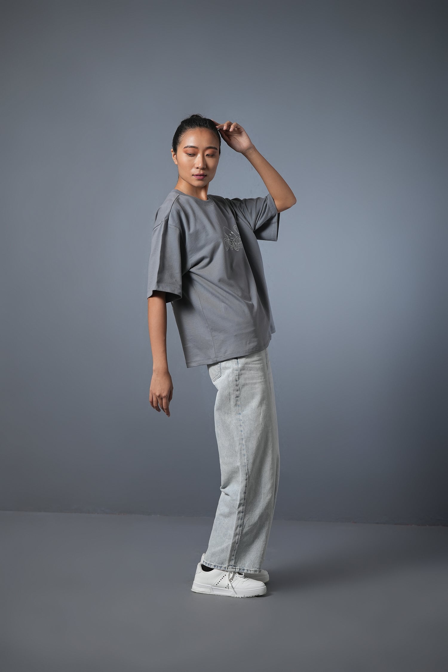 MUSIC IS A SAFE KIND OF HIGH TEE GREY