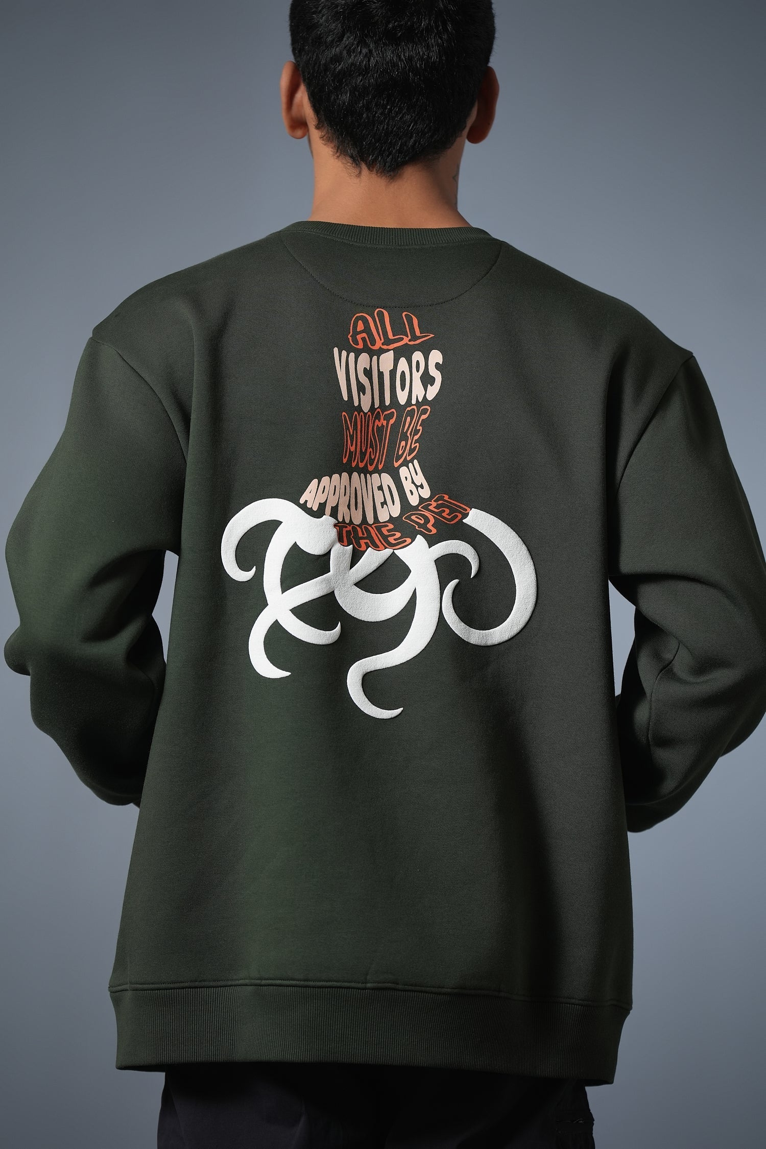 ALL VISITORS SWEATSHIRT GREEN