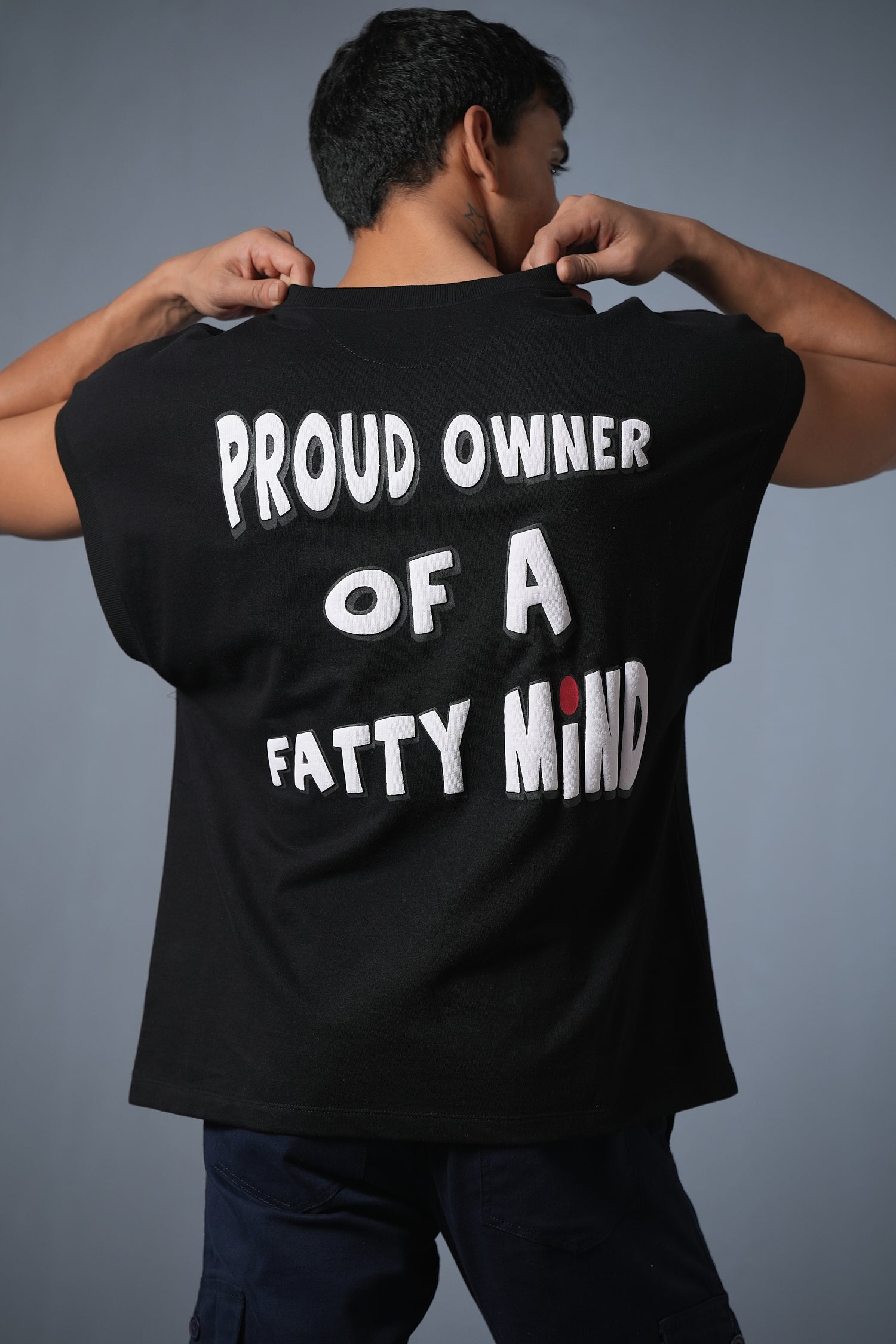 WELL BRO FATTY TEE BLACK