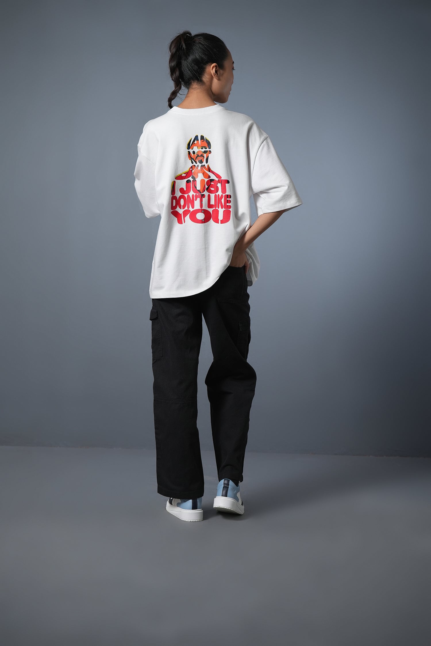 I AM NOT SHY TEE WHITE