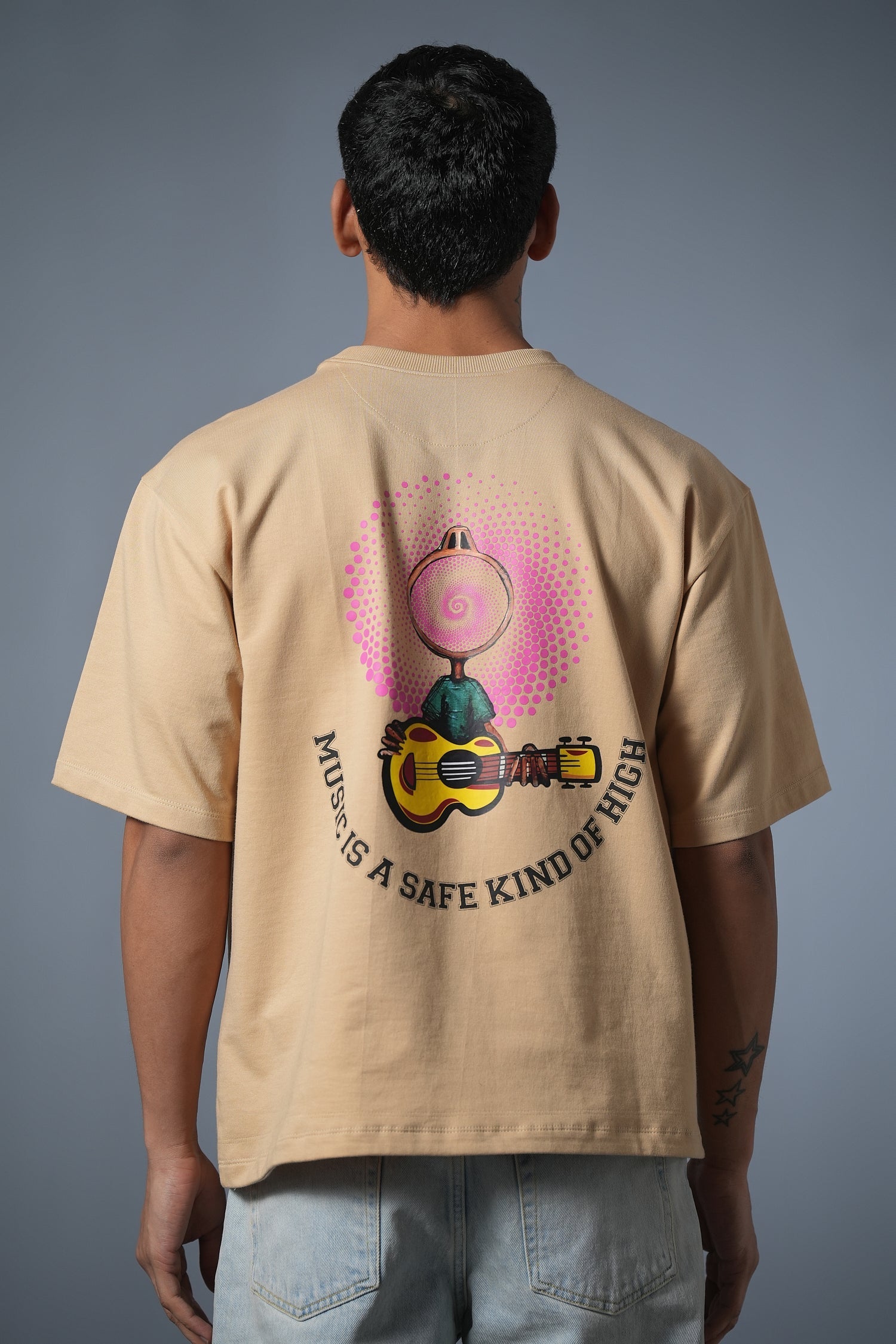 MUSIC IS A SAFE KIND OF HIGH TEE BEIGE