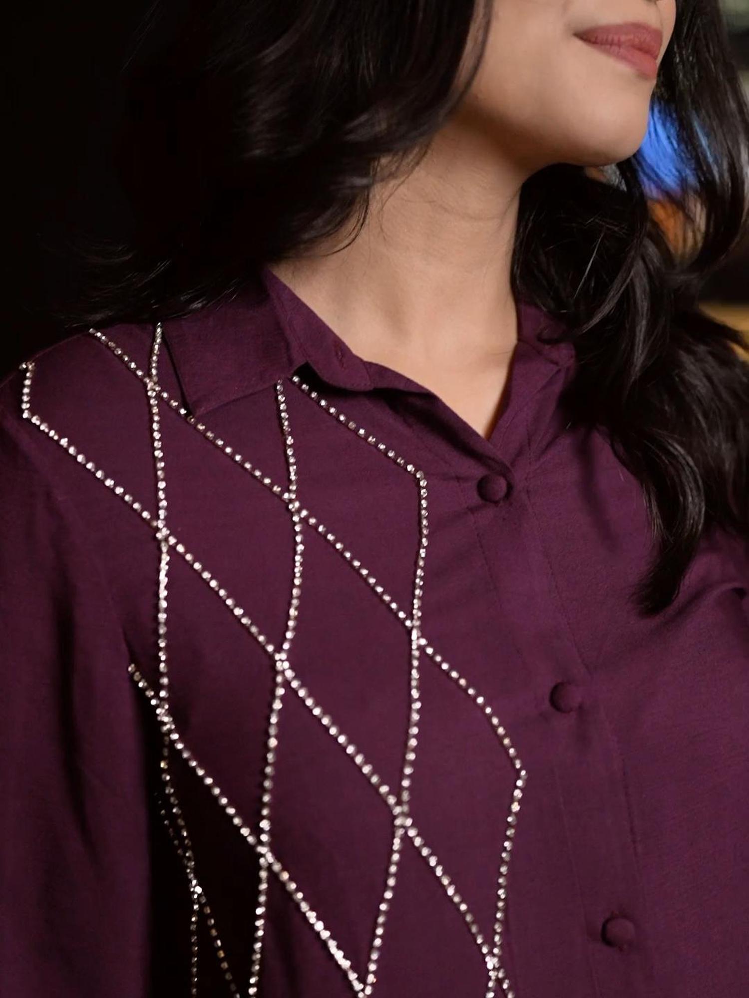 Dazzling Noir Wine Shirt