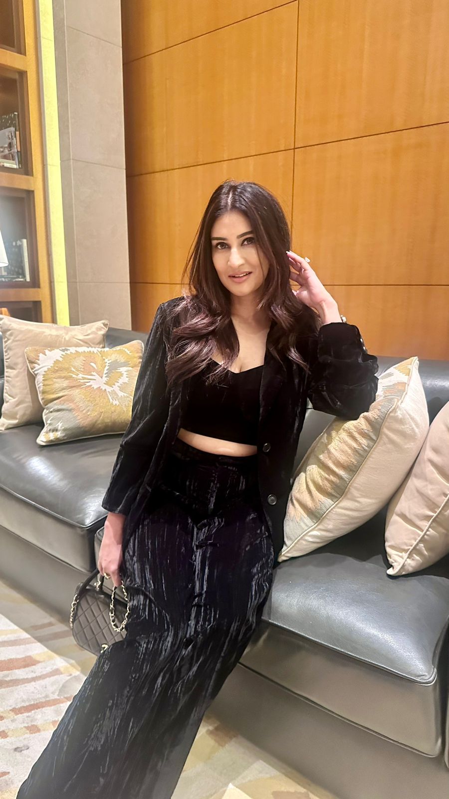 Plush Velvet Blazer Cord- Set