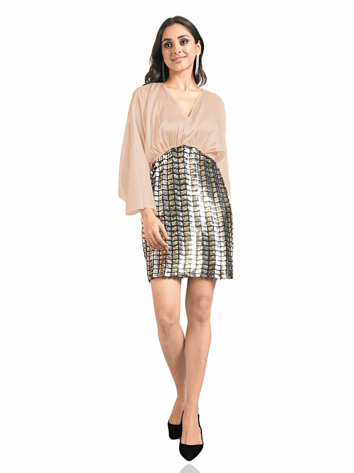 shimmer it real embellished dress