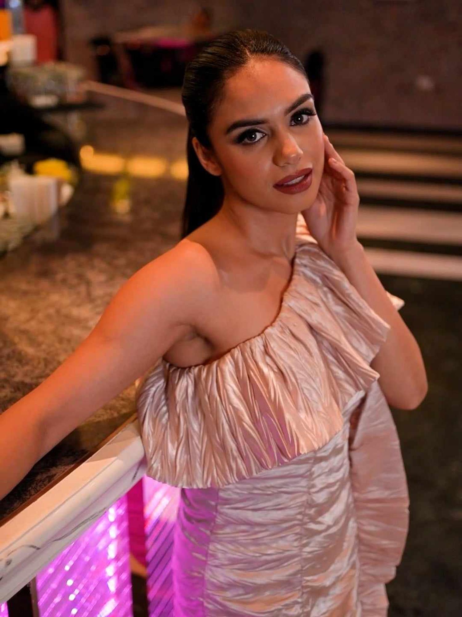 Most Wanted Nude Ruffle Dress