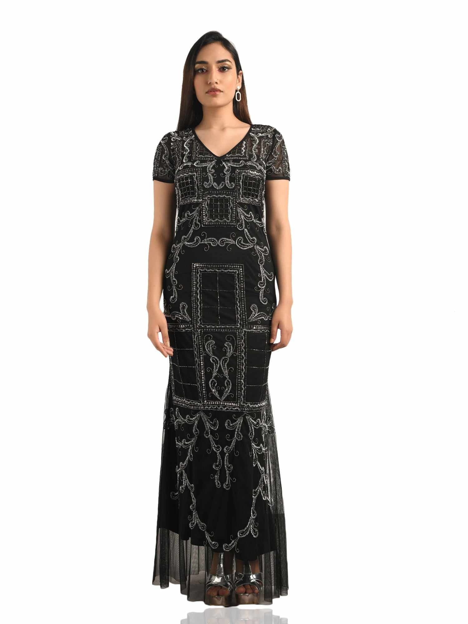 cinderella divine v neck gown