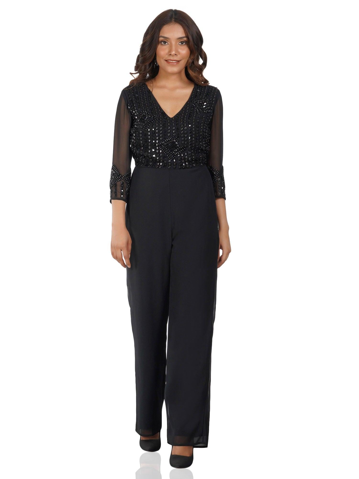 Happy Hour Black Jumpsuit