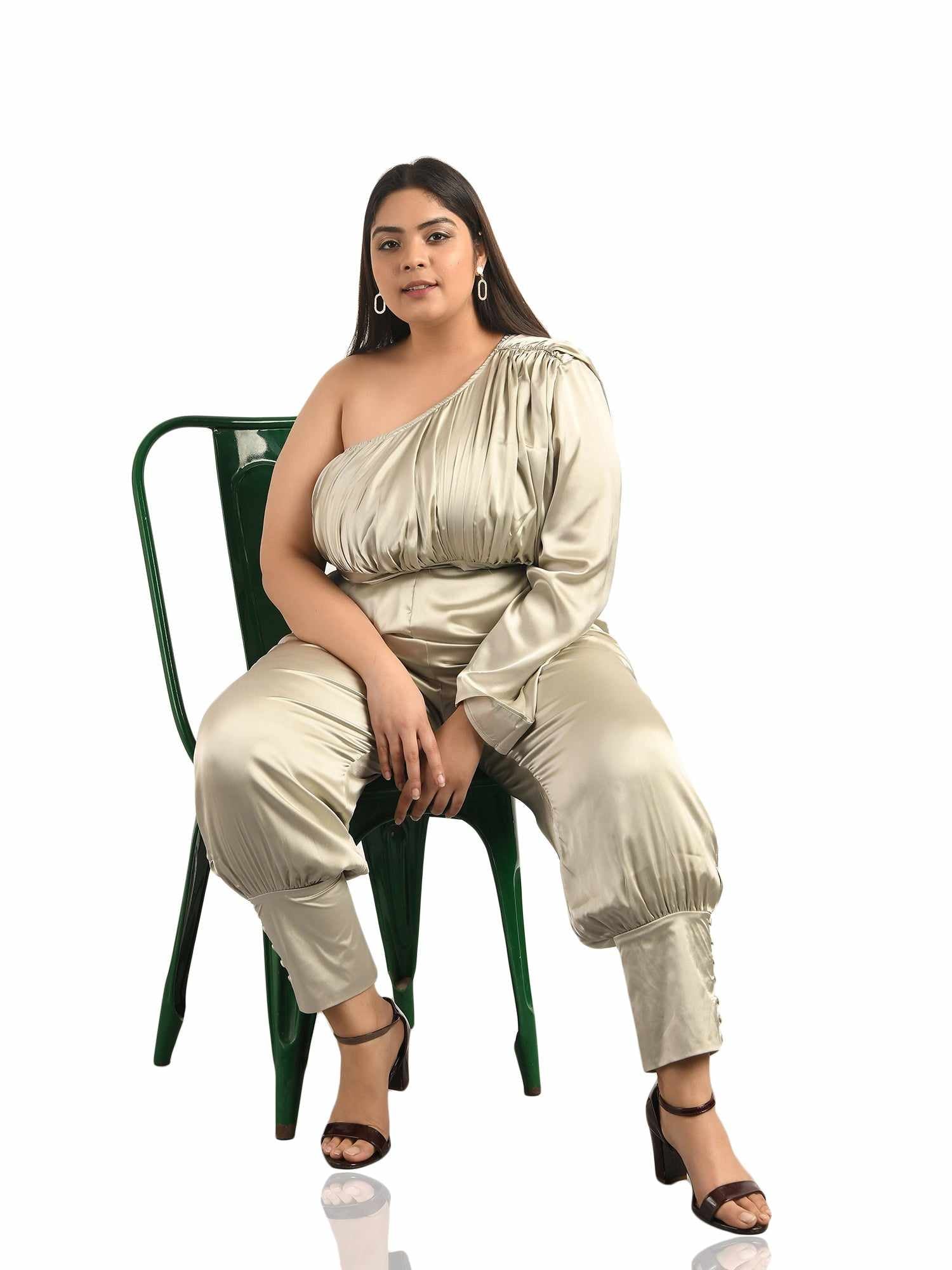 shining star silver jumpsuit