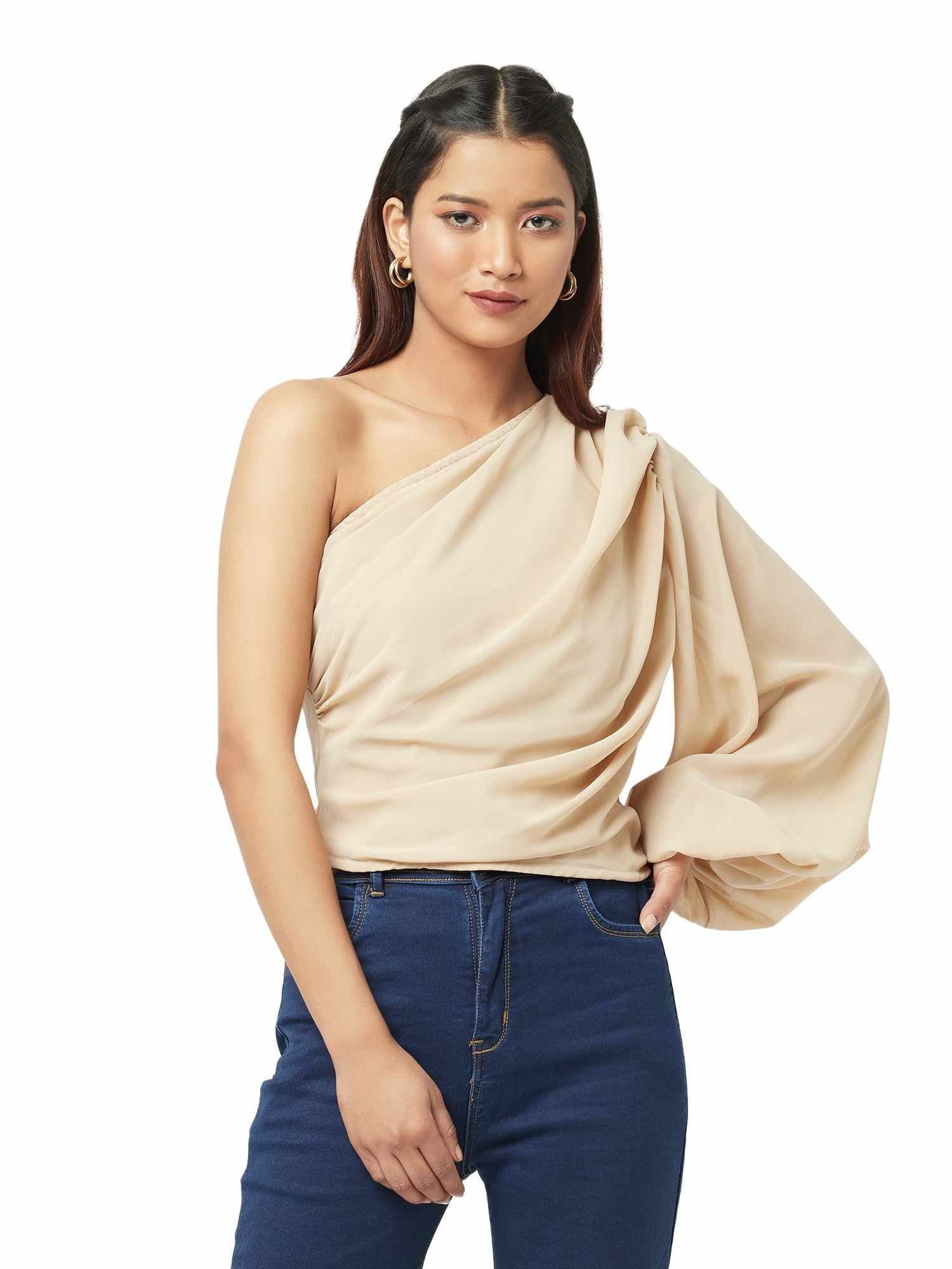 statement opulent sleeve blouse