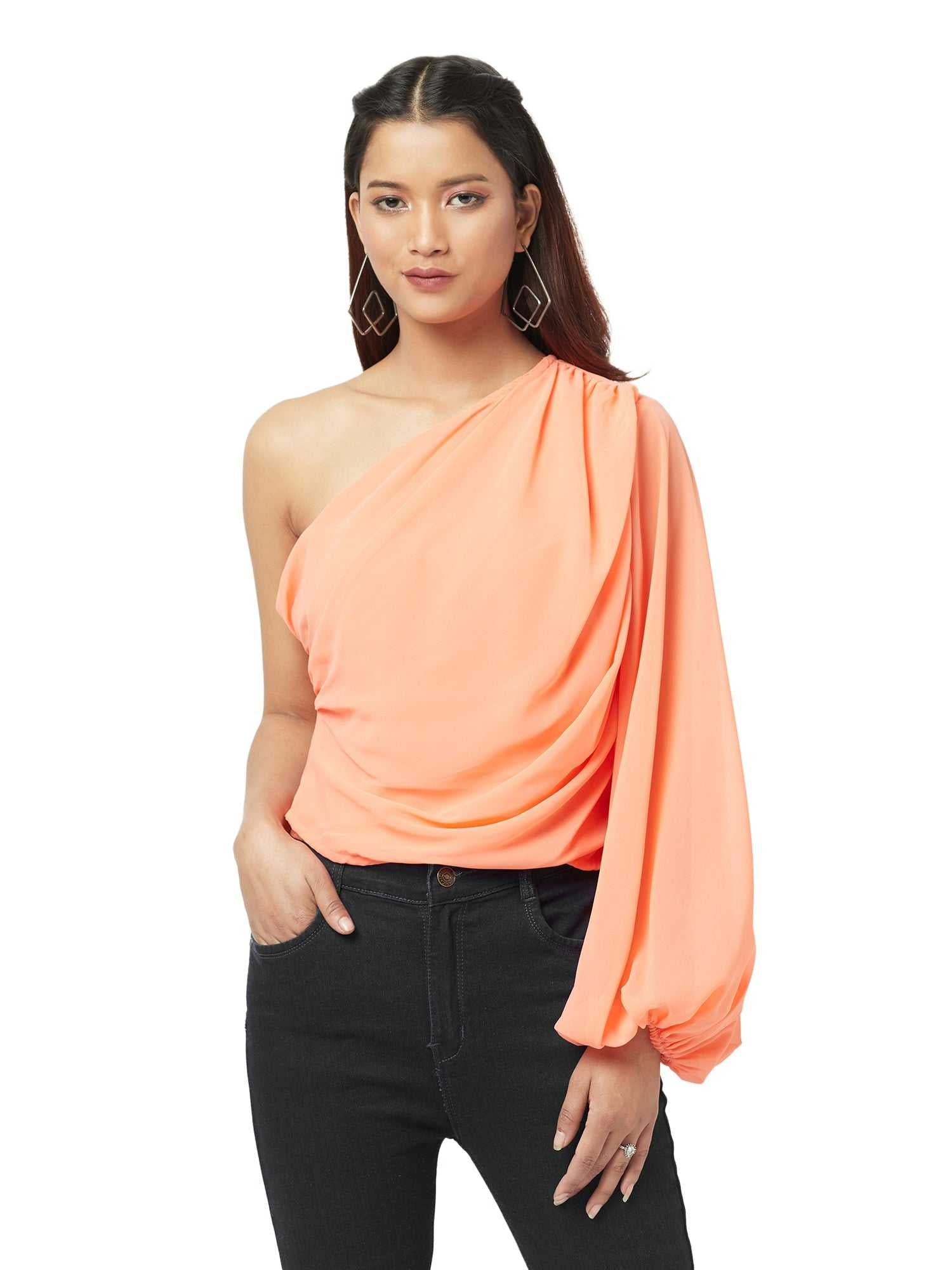 statement opulent sleeve blouse