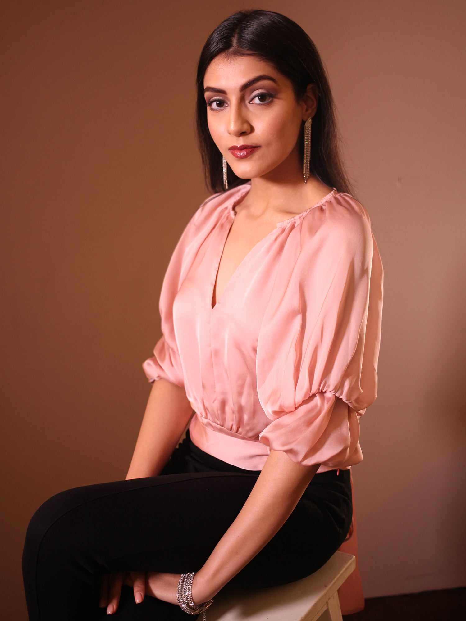 oh so pretty blush pink top