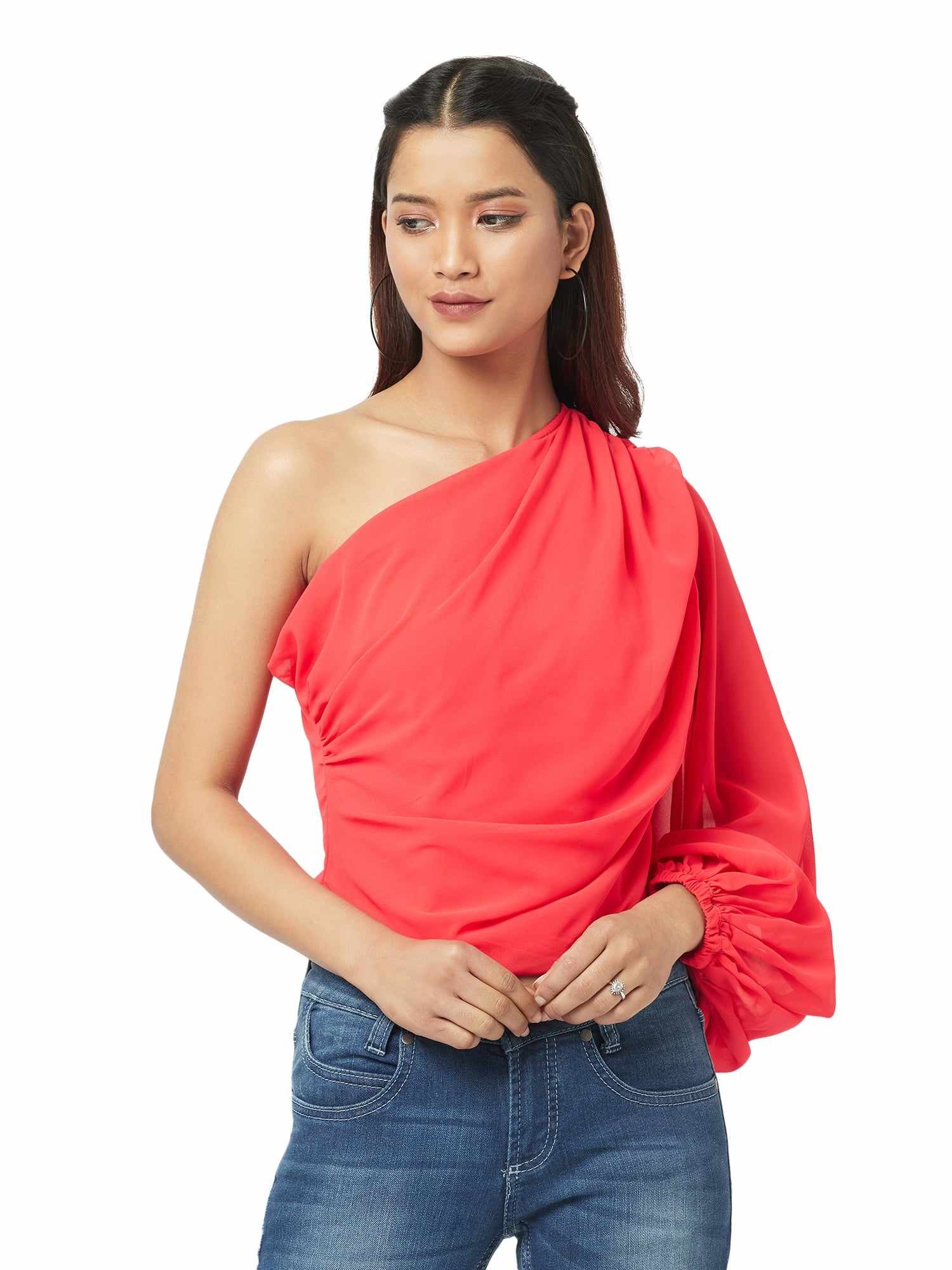 statement opulent sleeve blouse