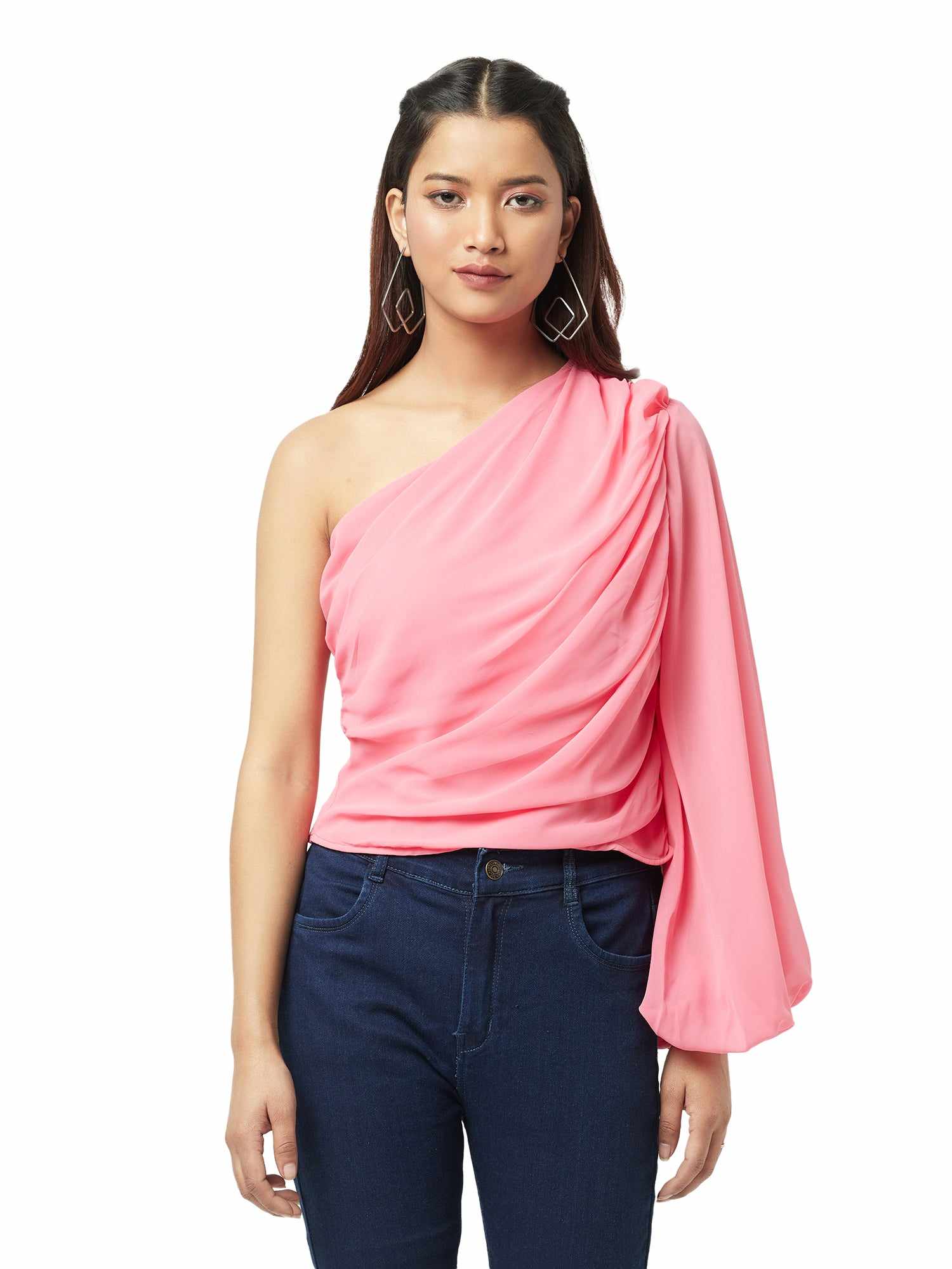 statement opulent sleeve blouse