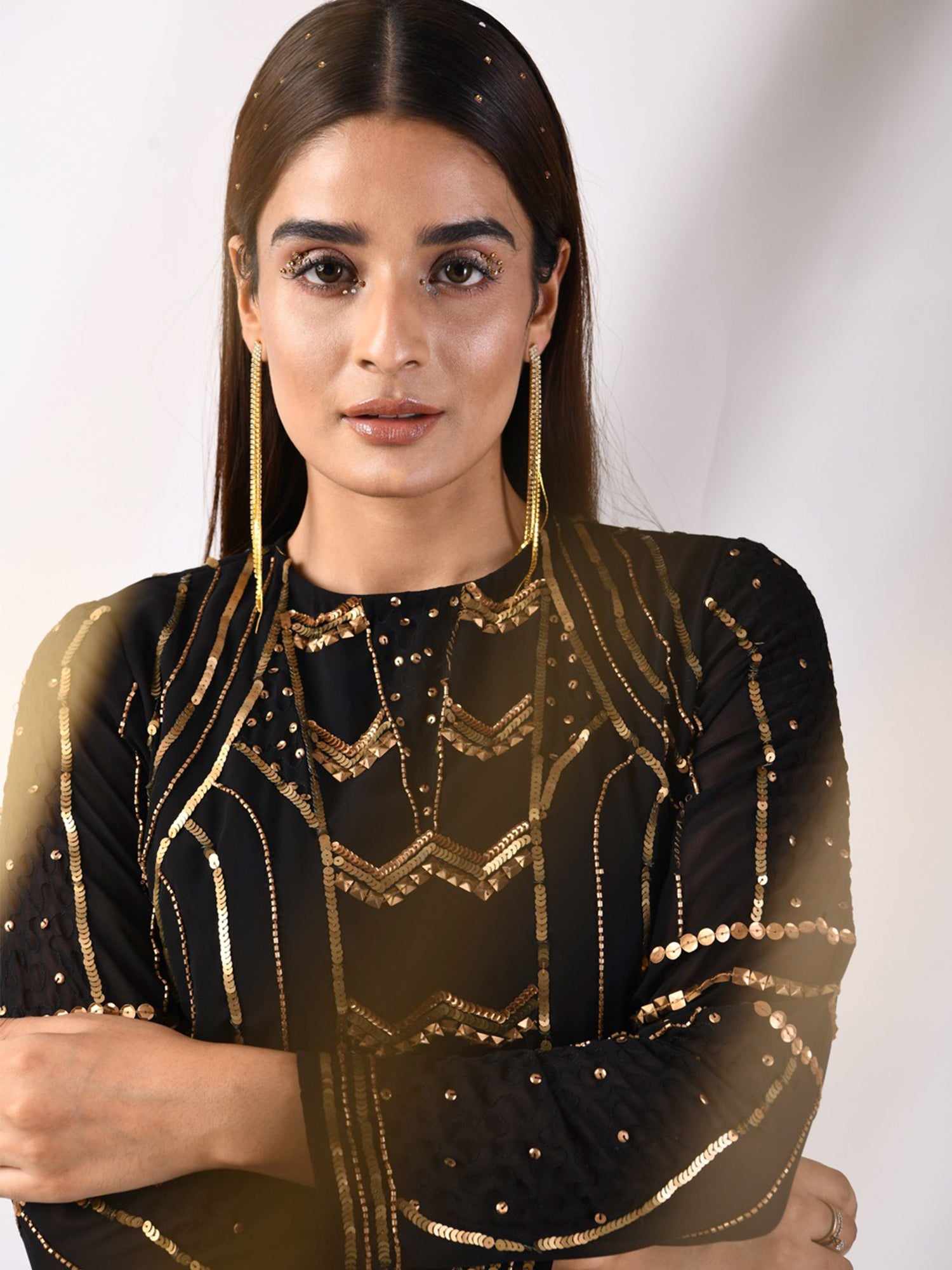 Go Gorgeous Black Gold Dress Go Gorgeous Black Gold Dress