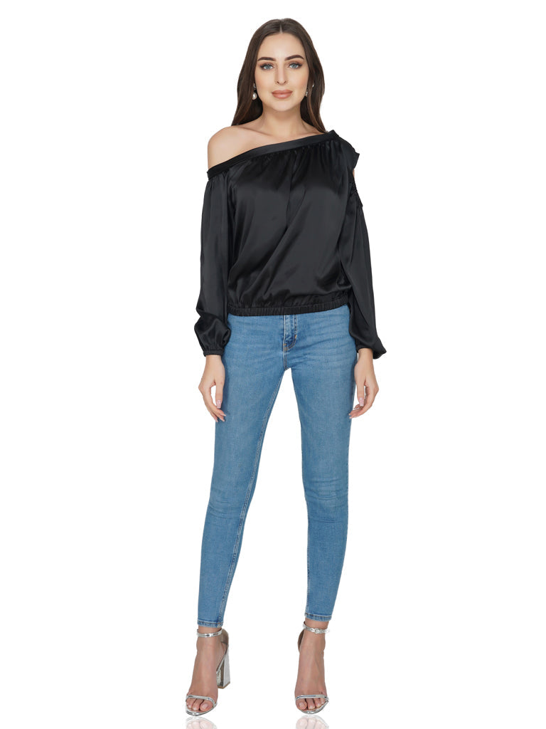 off shoulder cold shoulder top