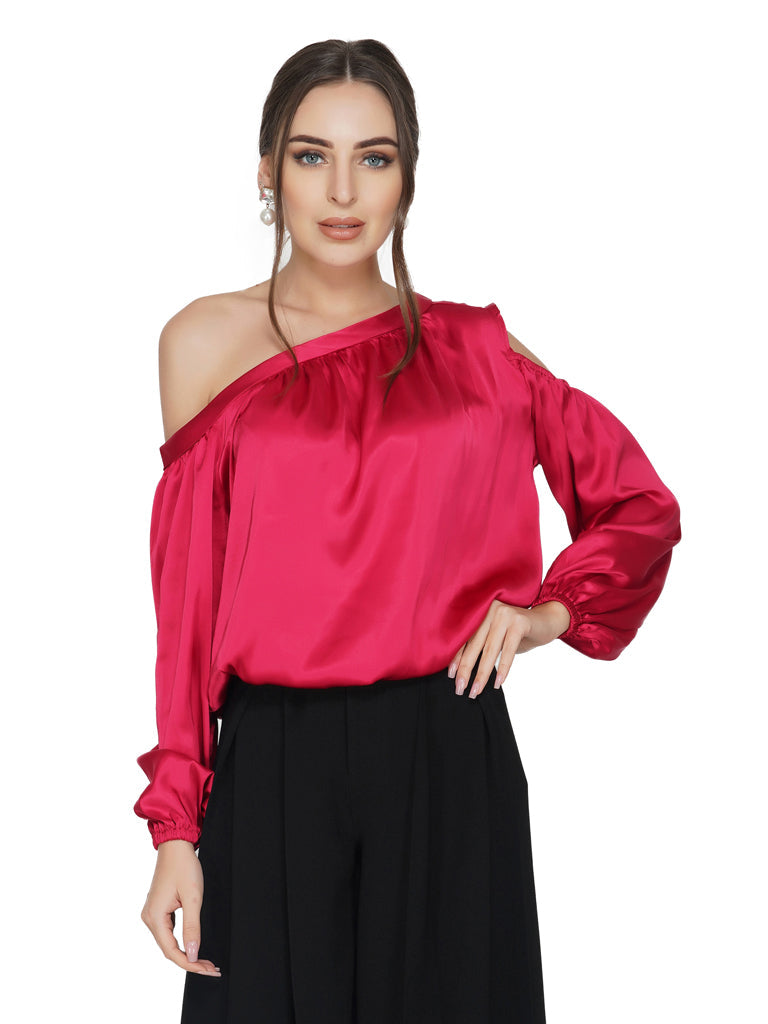 off shoulder cold shoulder top