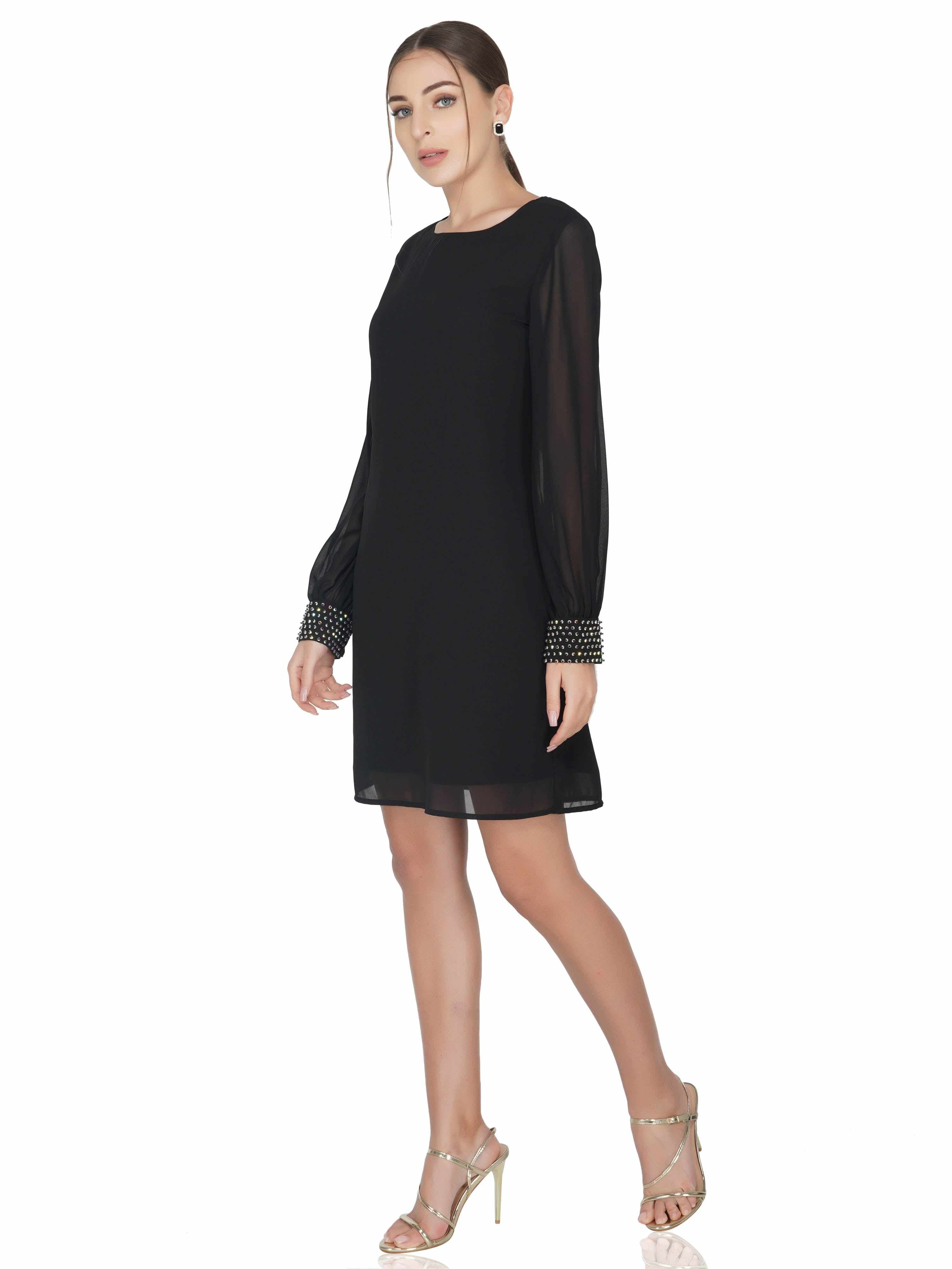 crystal cuff dress
