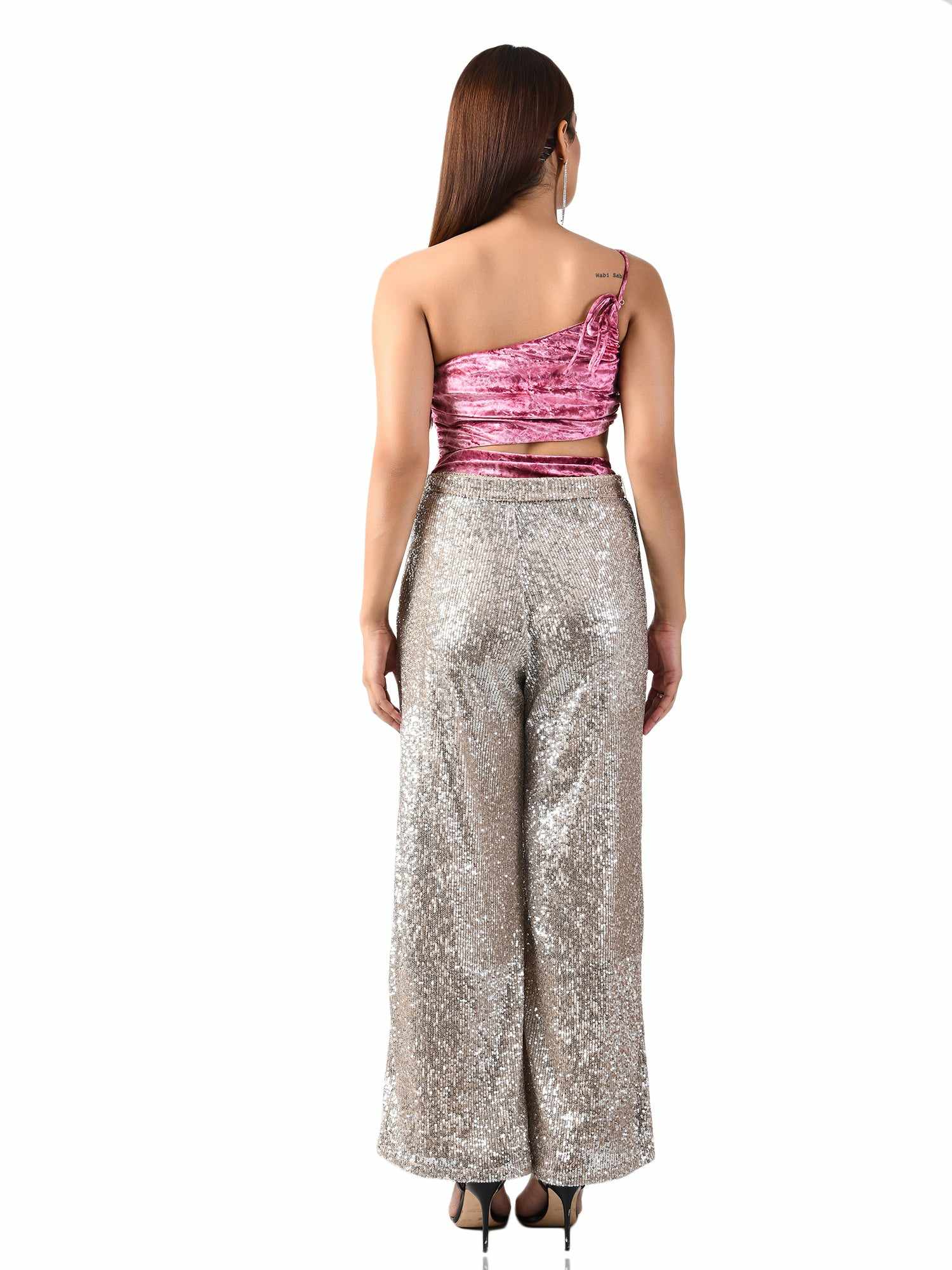 viola pink cut out bodysuit