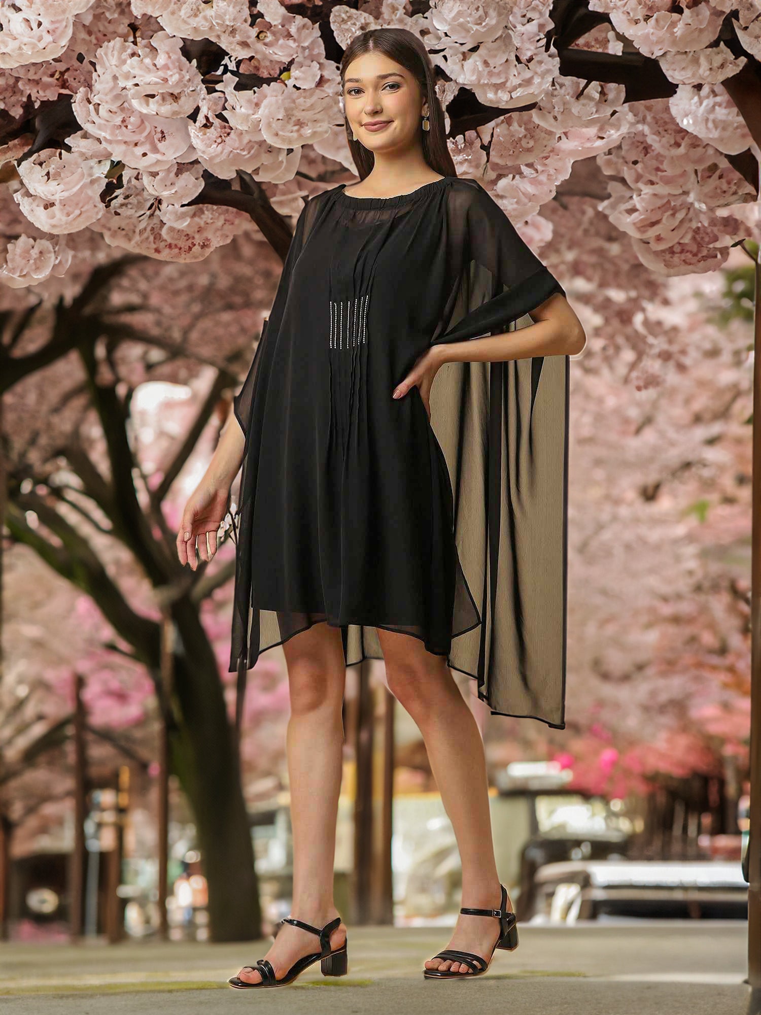 Black Kaftan Dress