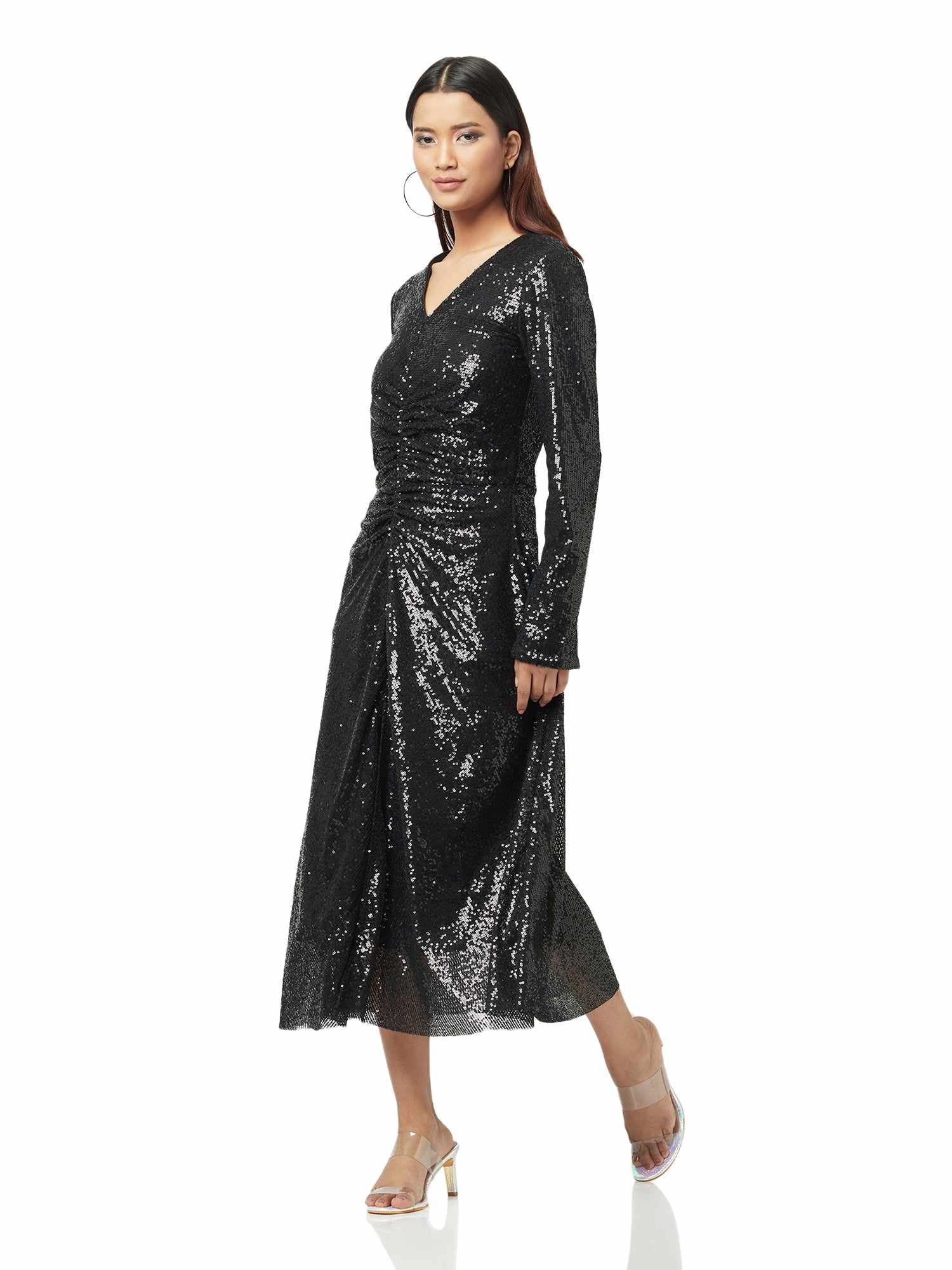 pretty please midi dress