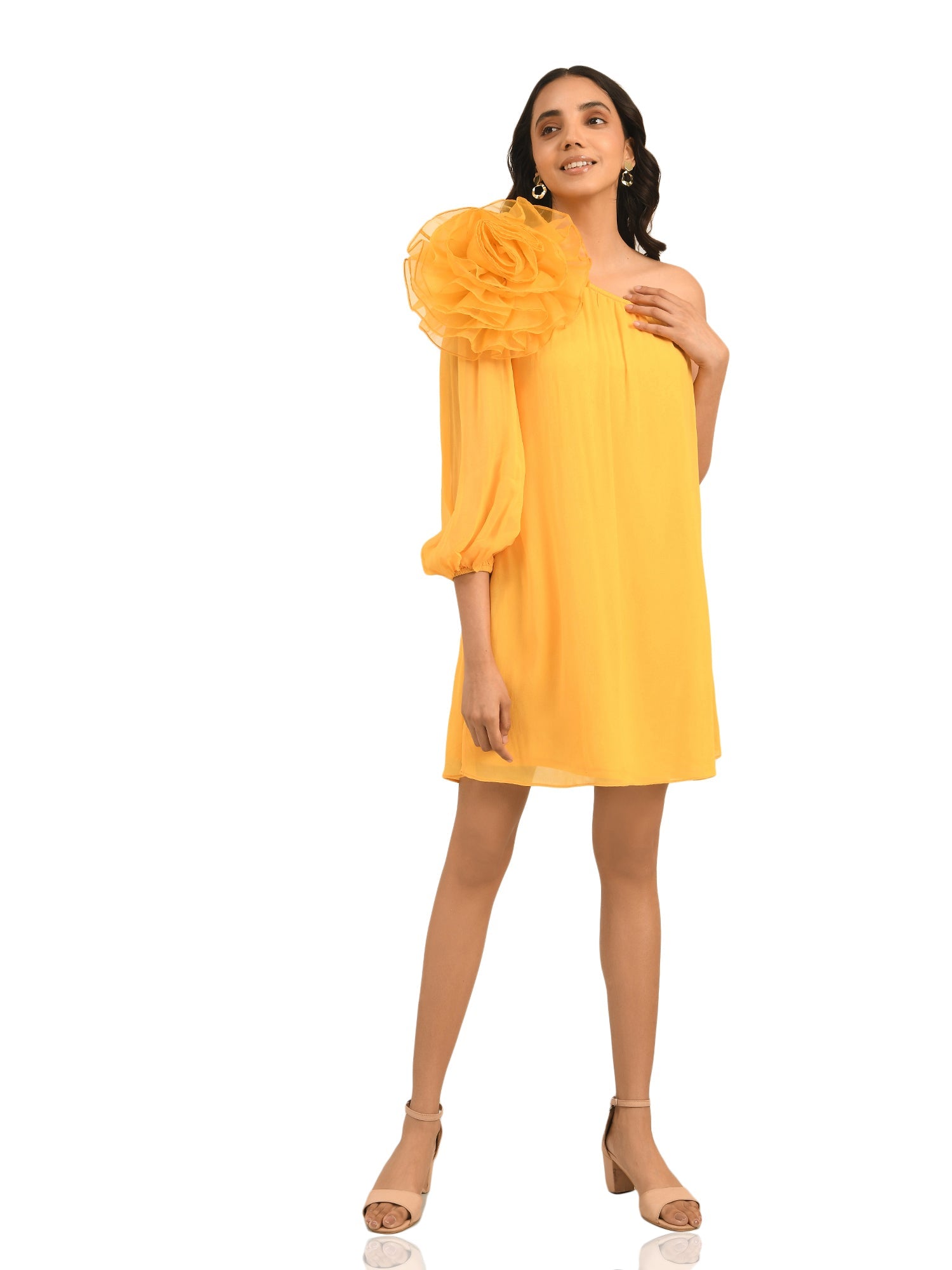 luxury vacay oversize floral loose dress