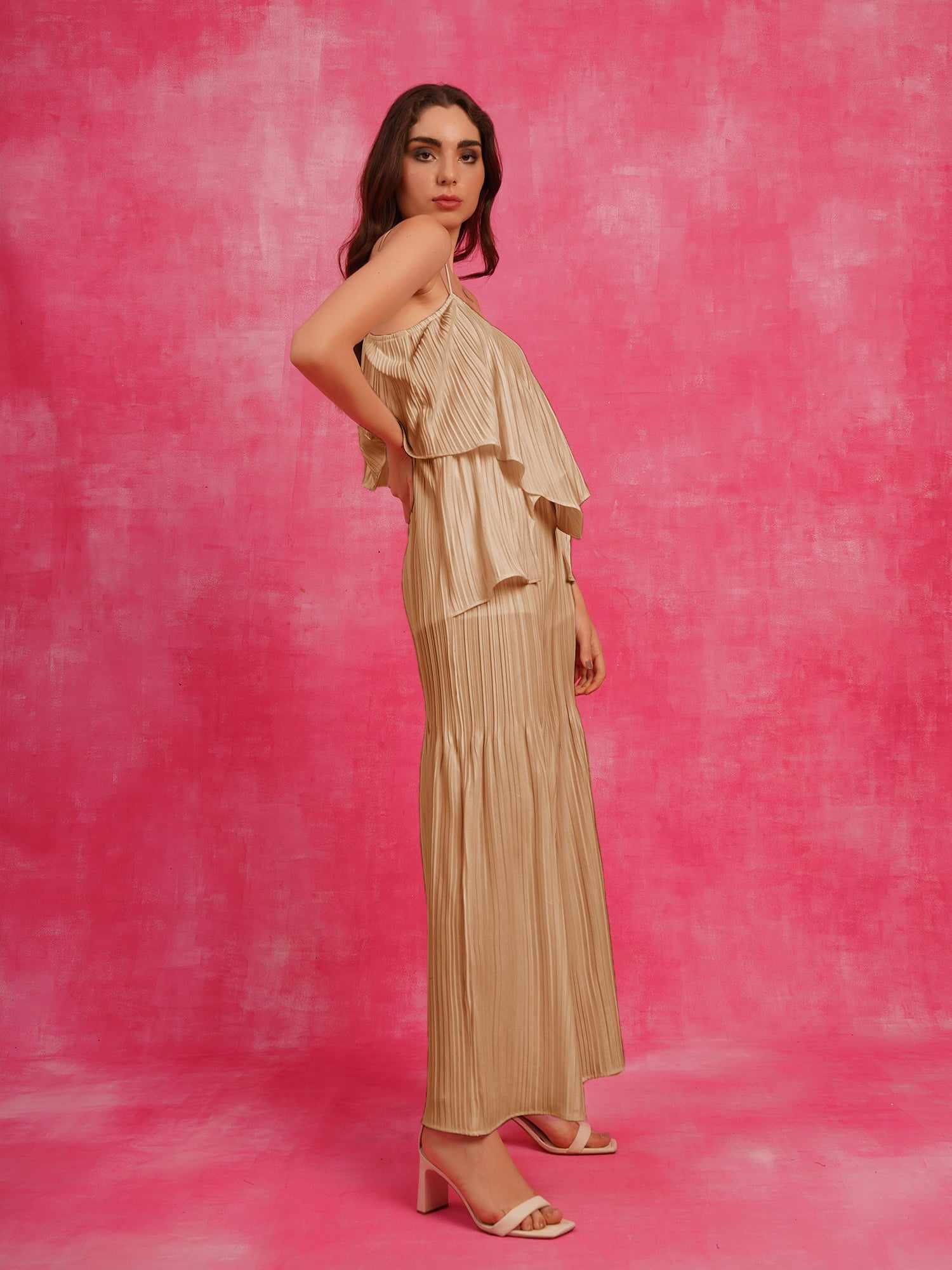 so stylish beige jumpsuit