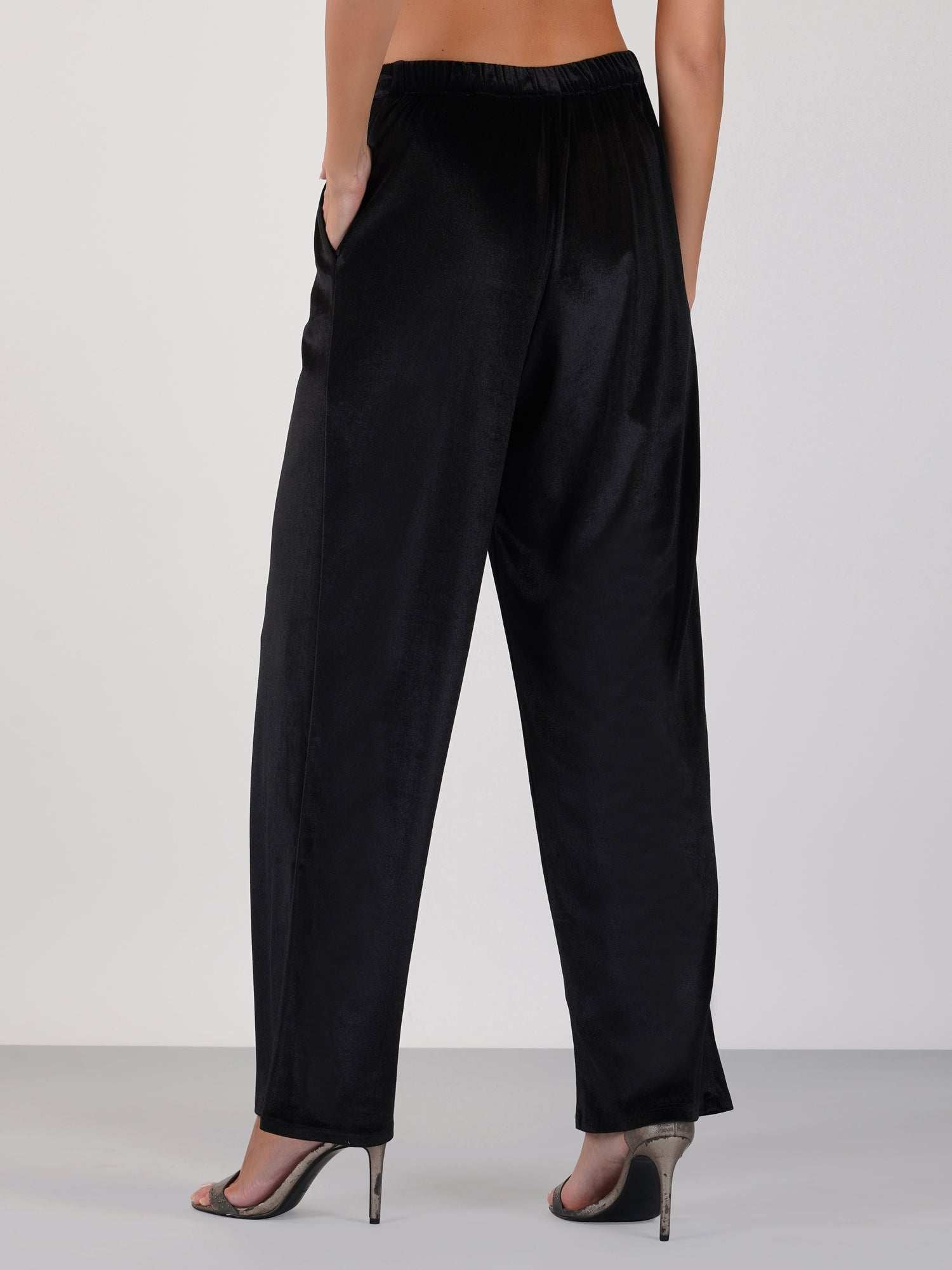 reharl fit pant in korean velvet