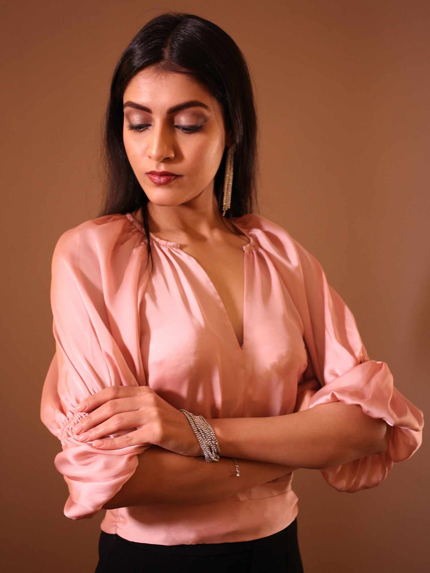 oh so pretty blush pink top