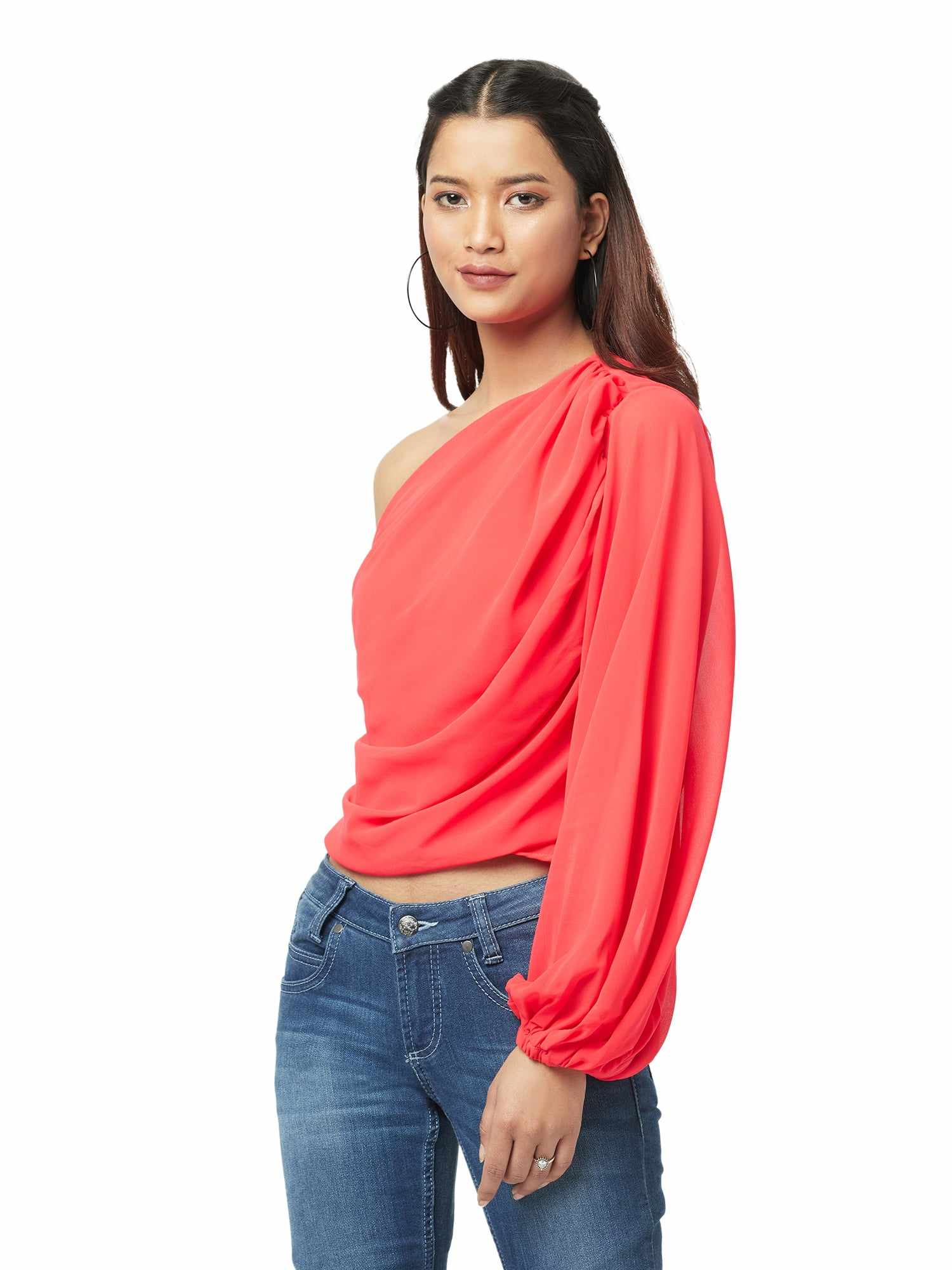 statement opulent sleeve blouse