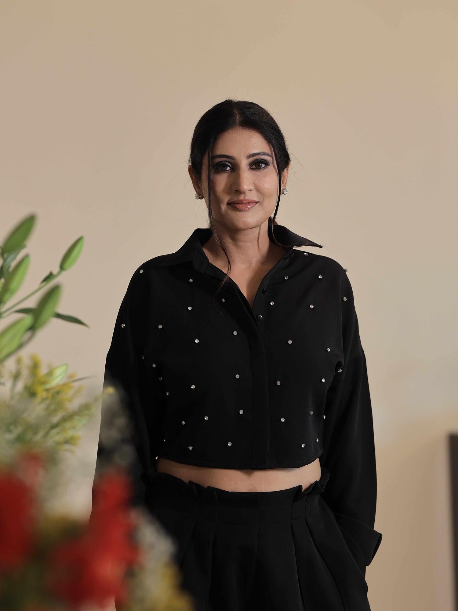 Glam Jam Black Cord- Set