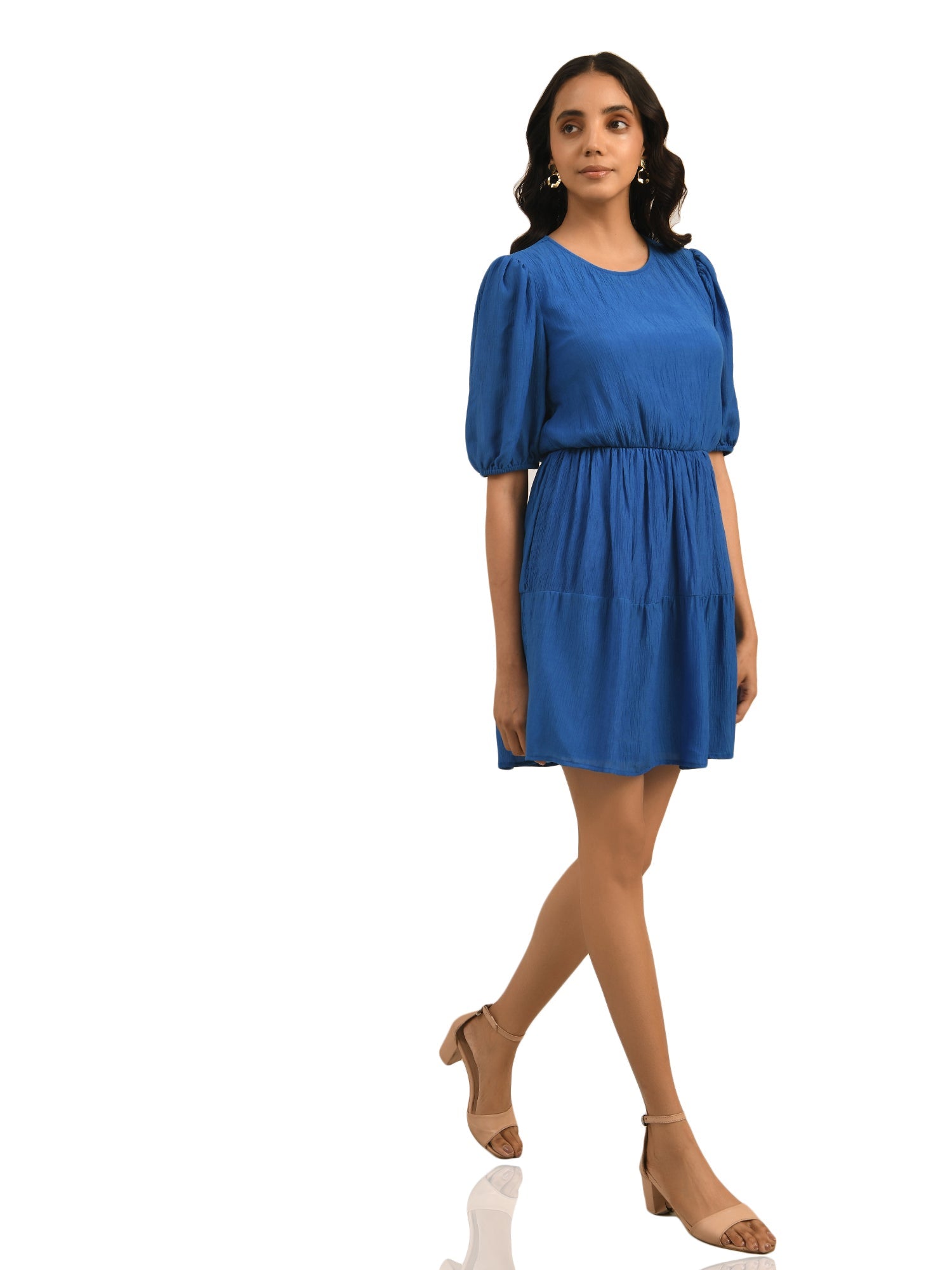 blue tier dress for resort vacay