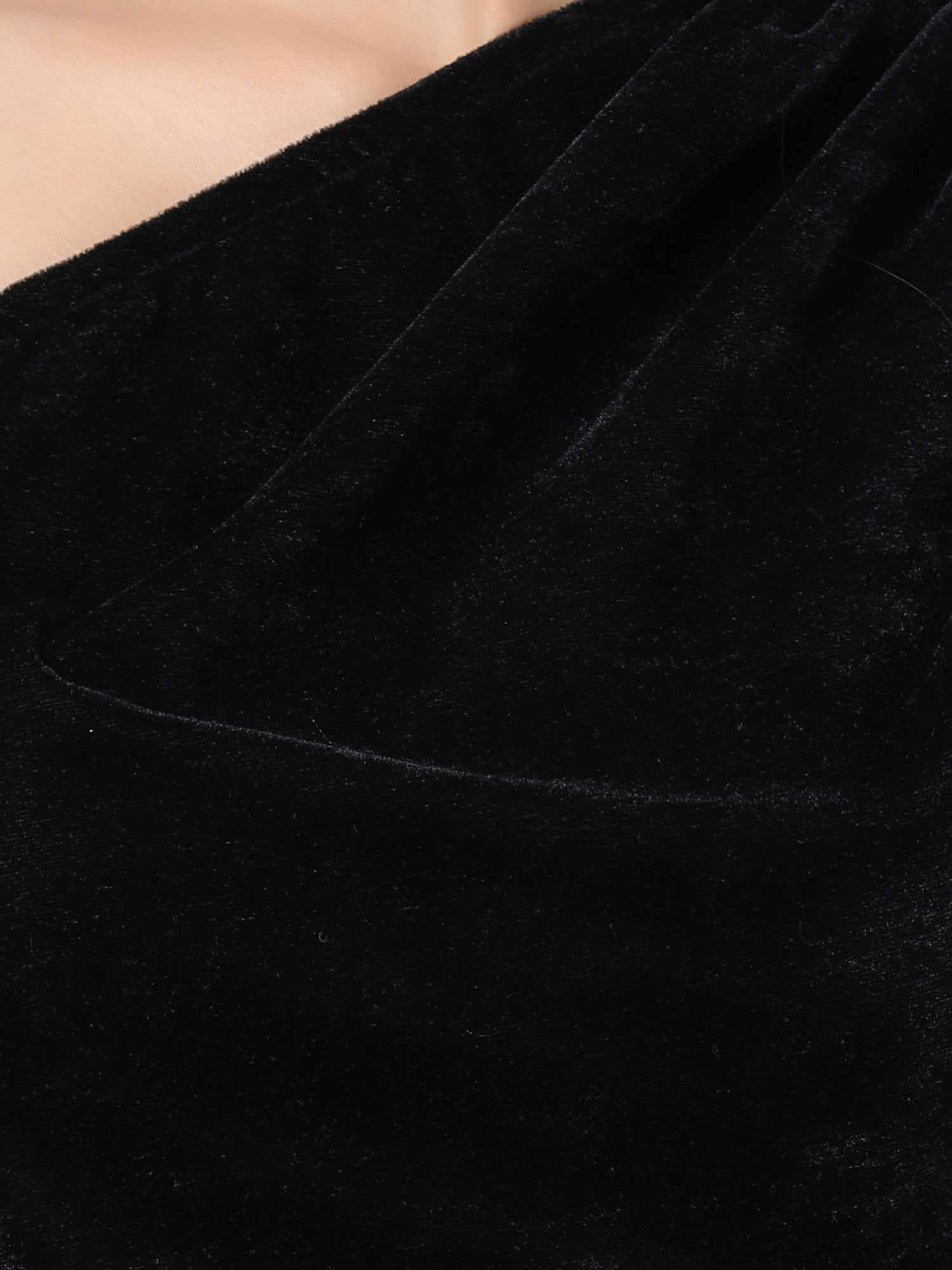 black bodycon alexa velvet mini dress