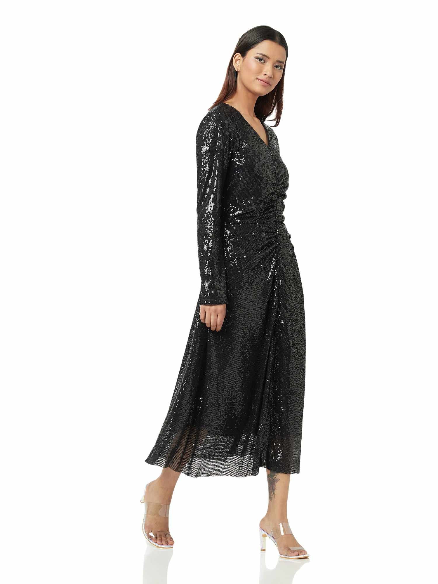 pretty please midi dress