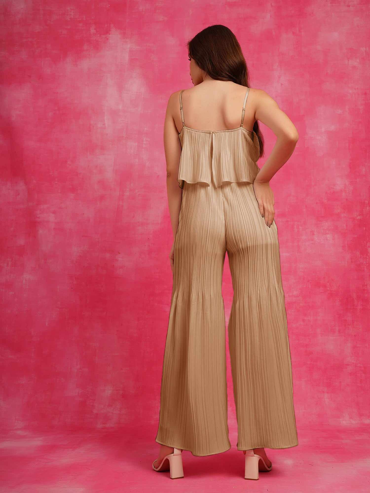 so stylish beige jumpsuit