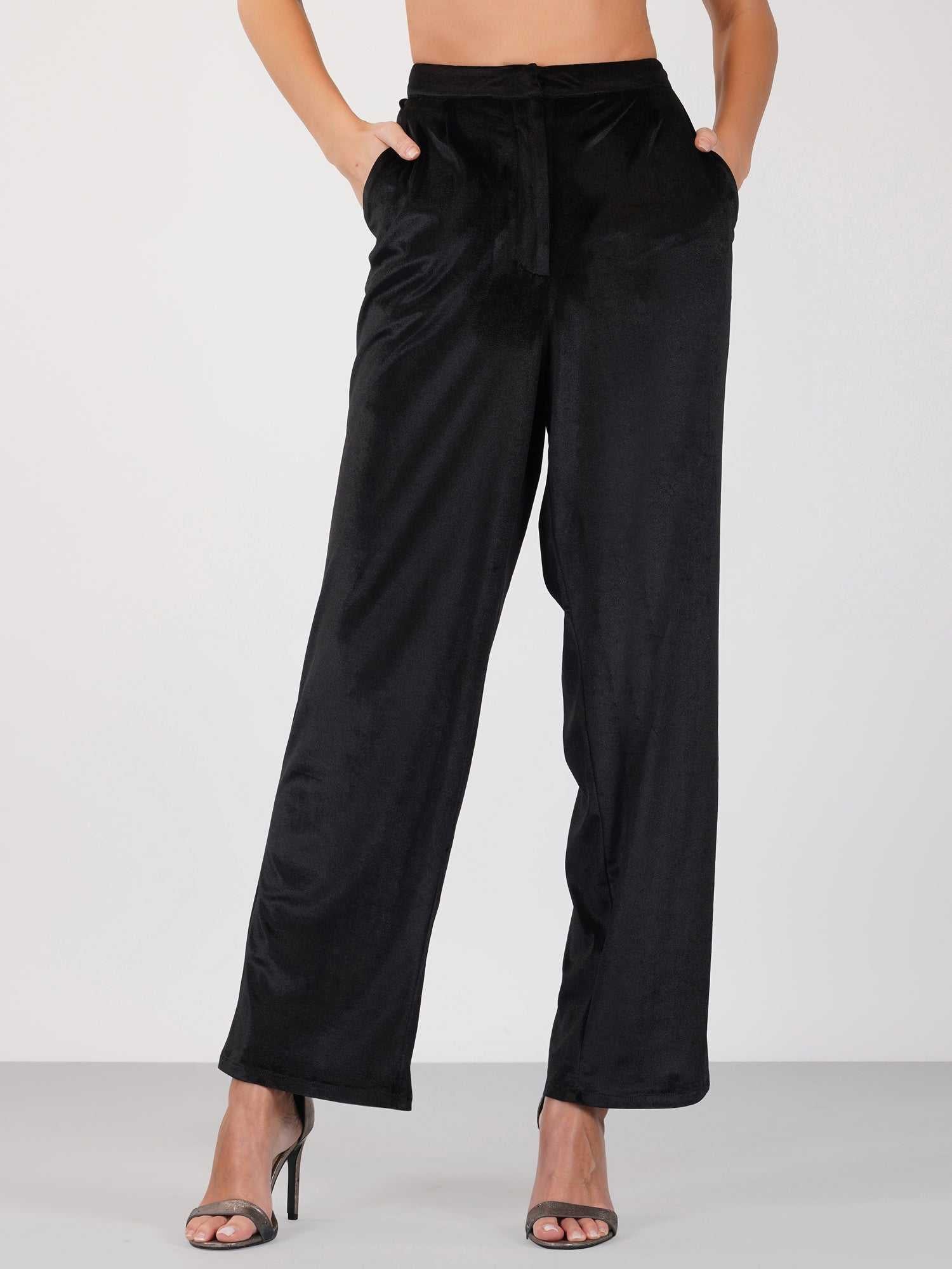 reharl fit pant in korean velvet