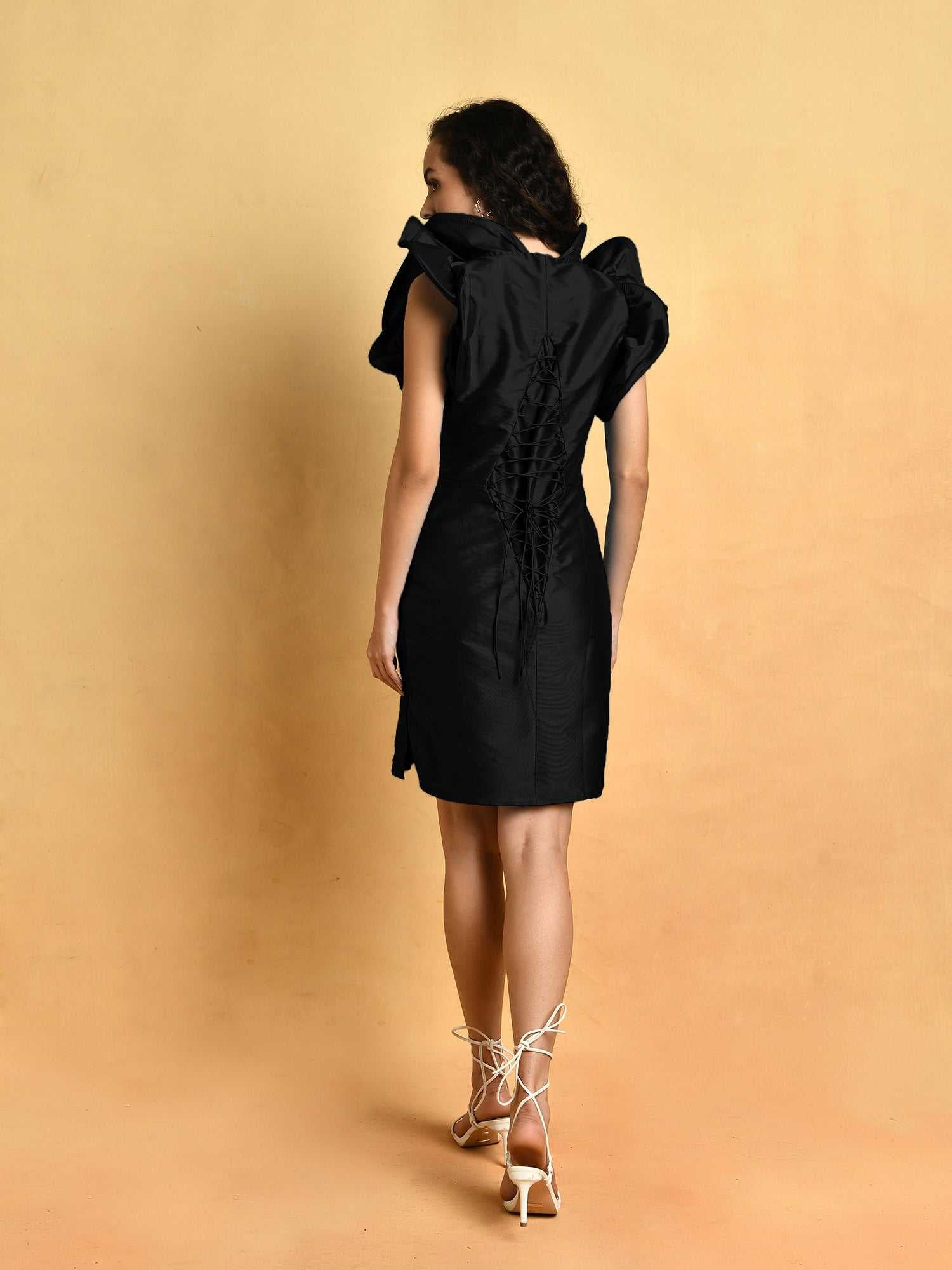 black only for you mini dress