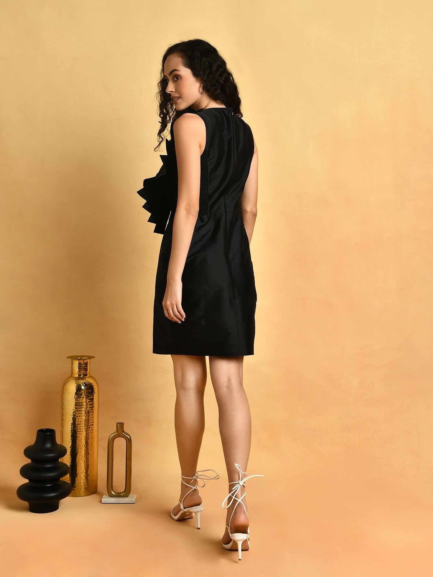 party please black sassy dress
