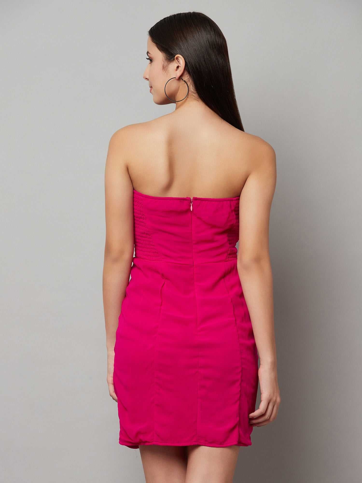 self portrait pink mini dress